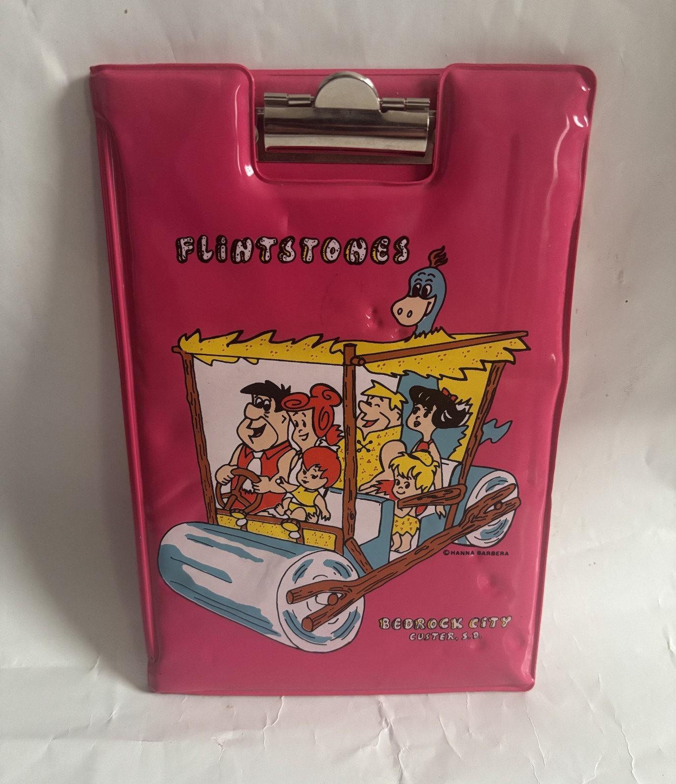 RARE 1970s Flintstone Bedrock City Burger Custer South Dakota Server Book