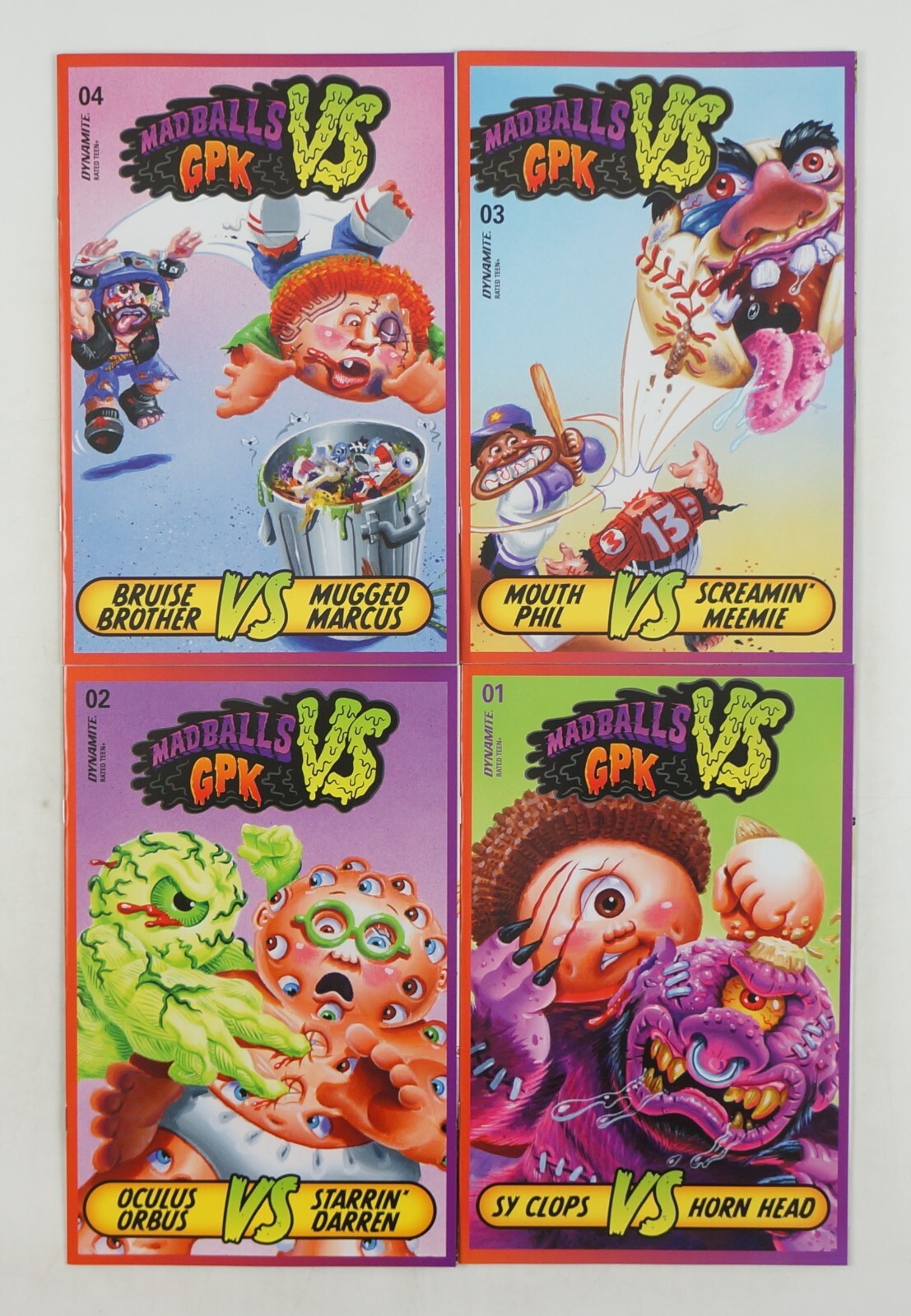 Madballs Vs Garbage Pail Kids #1-4 VF/NM complete series Dynamite all C variants