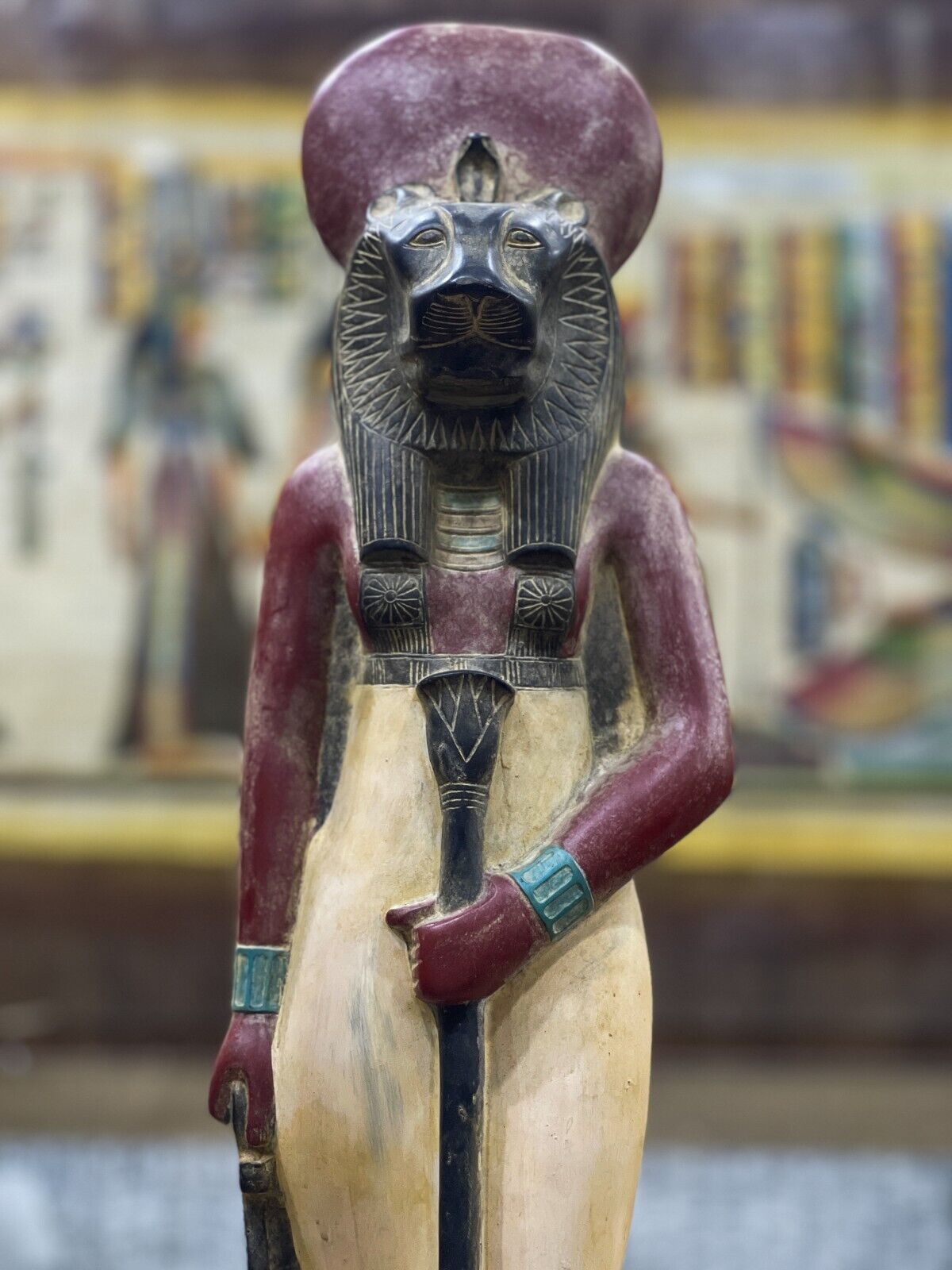 Fantastic Egyptian Goddess Sekhmet Statue - 24 Inches