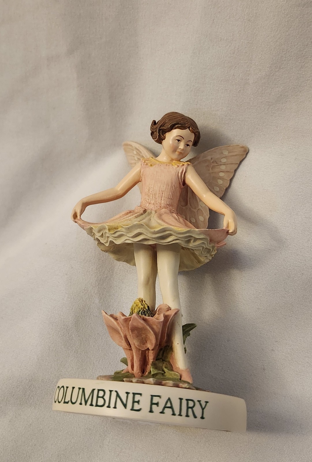 Columbine Fairy Figurine Cicely Mary Barker 2000 Flower Faires Vintage 