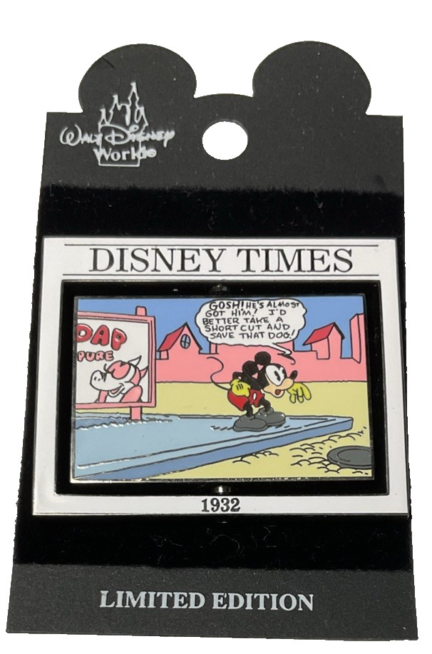 WDW Disney Times: First Mickey Mouse Sunday Comic Strip #6 of 12 1125/3500