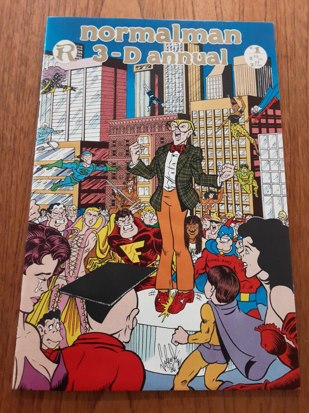NORMALMAN 3-D ANNUAL #1 (VF/NM) COPPER AGE, RENEGADE COMICS