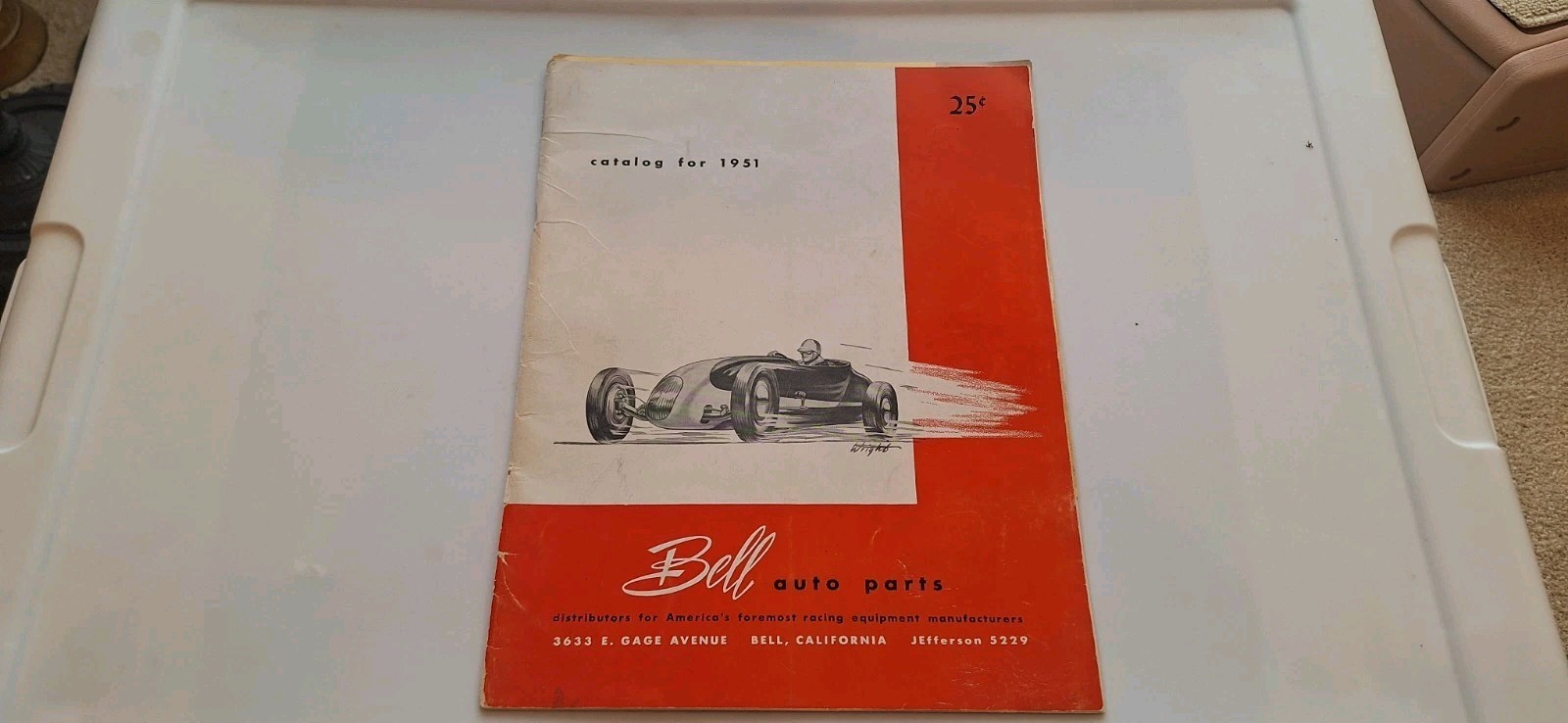 1951 Bell Speed Equipment Parts Catalog Original Vintage Sprint Car Hotrod Speed
