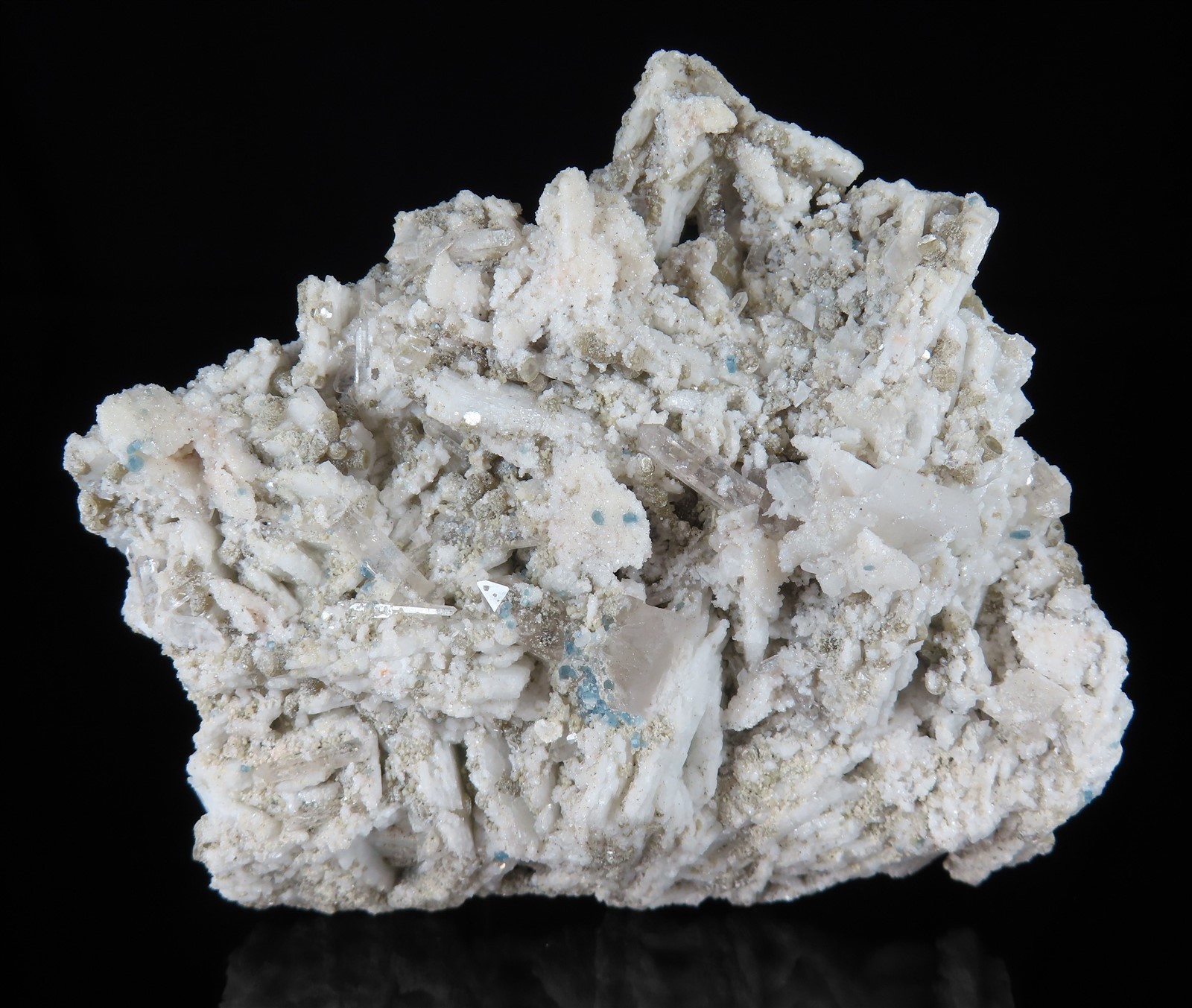 BERTRANDITE and Apatite crystals on Cleavelandite * Minas Gerais, Brazil