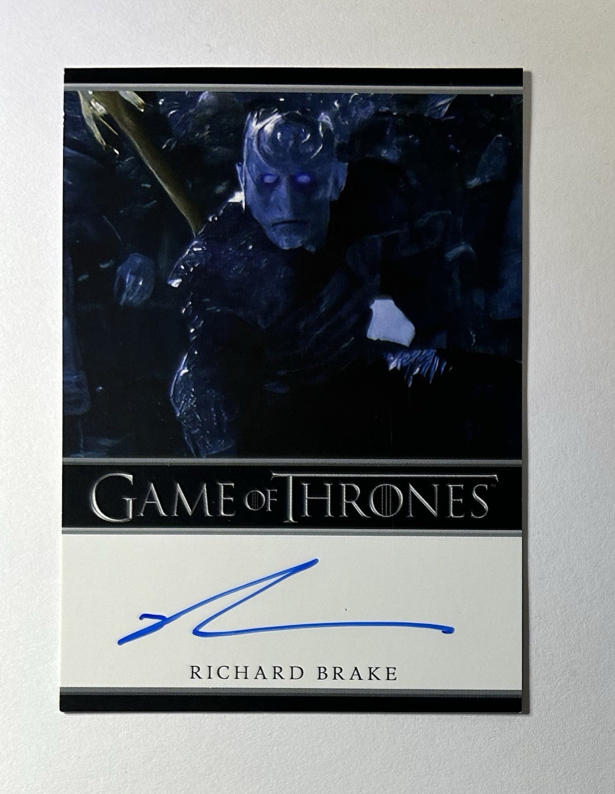 Game of Thrones Legends of the Realm Autograph Richard Brake Night King Auto Game of Thrones Legends of the Realm Autograph Richard Brake Night King Auto