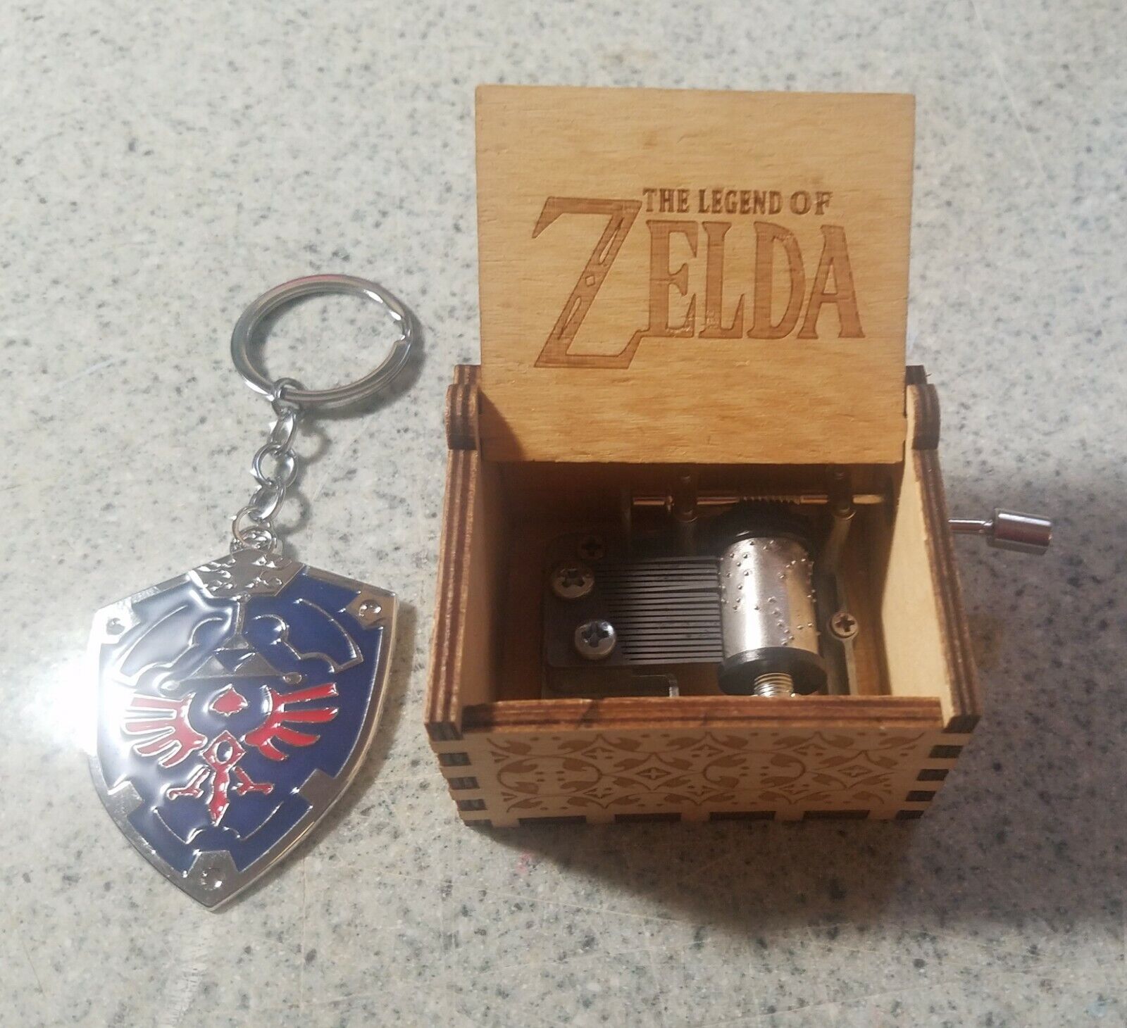 Zelda music box & keychain ▲ The Legend of Zelda ▲ Gamer gift ▲ Ocarina of Time