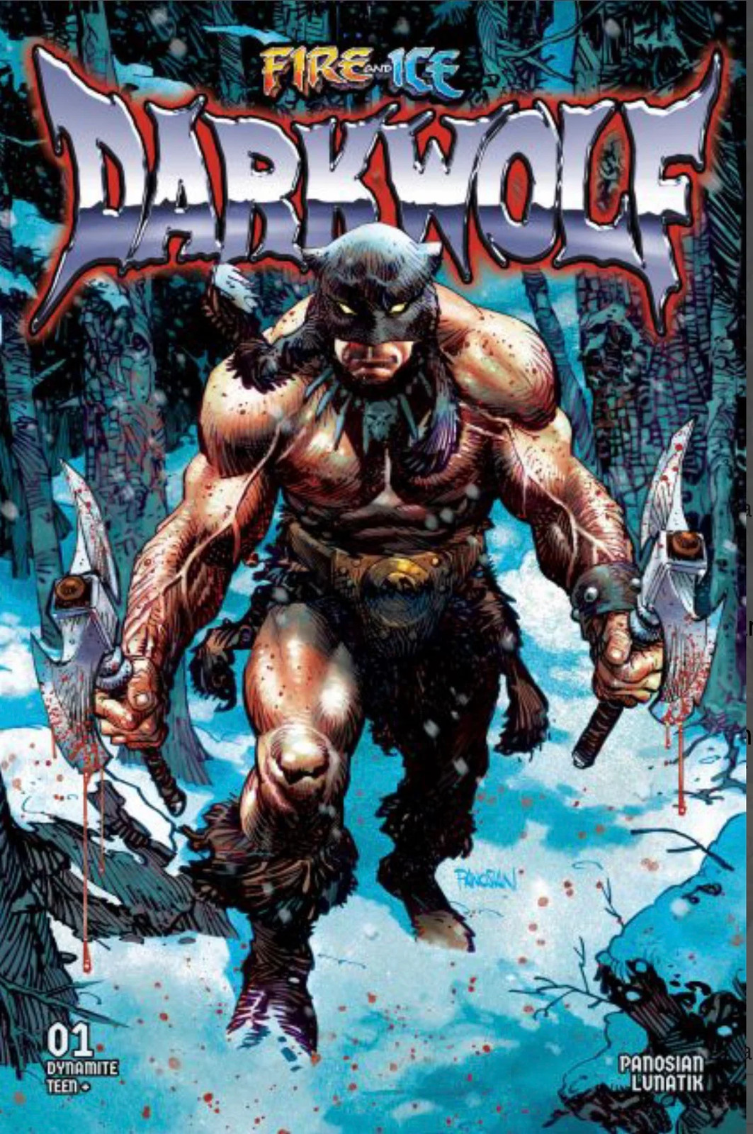 Fire and Ice: Darkwolf #1 CVR A Dan Panosian