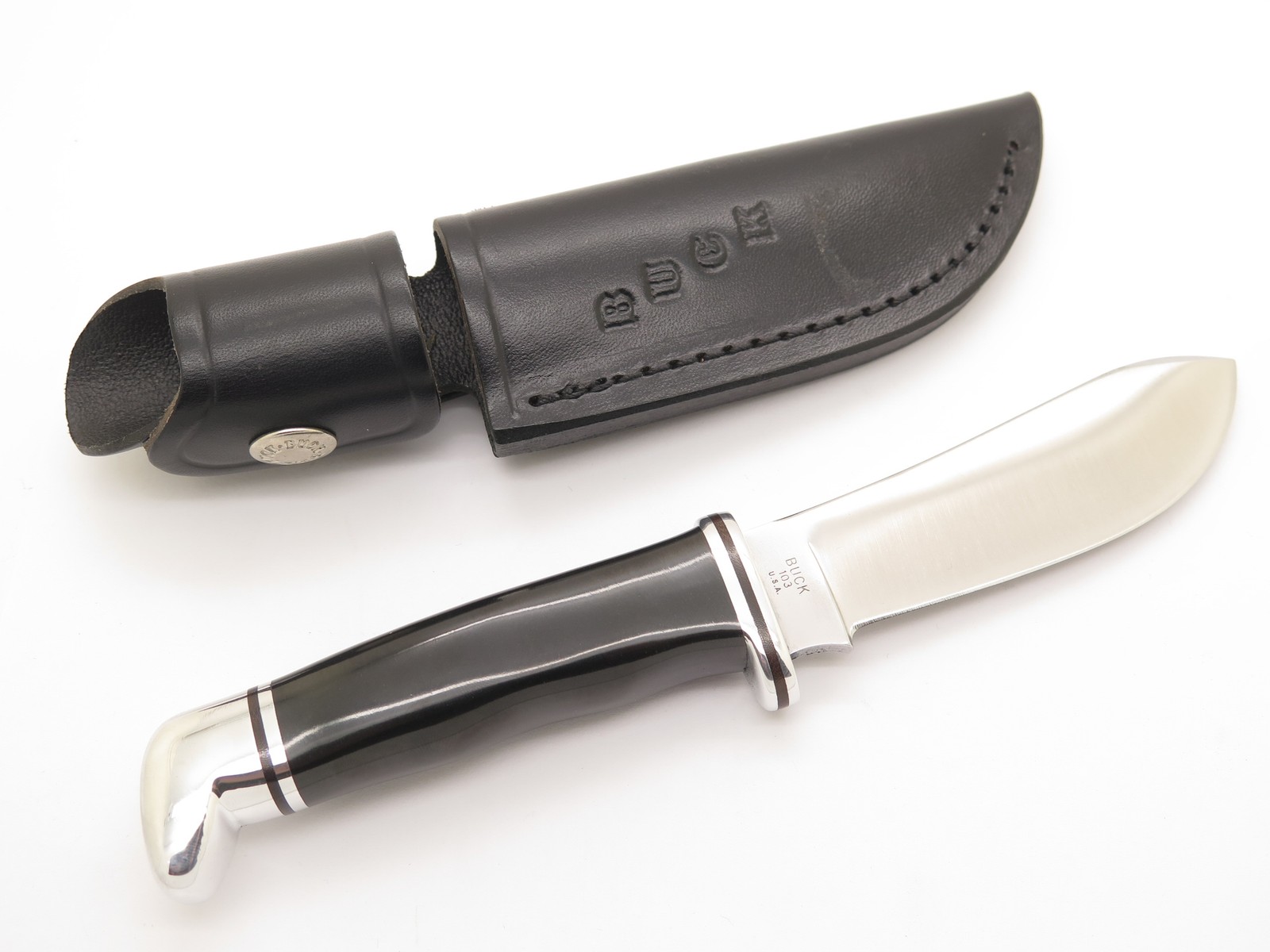 Vintage Three 3 Liner Buck 103 Skinner 1972-86 USA Fixed Blade Hunting Knife