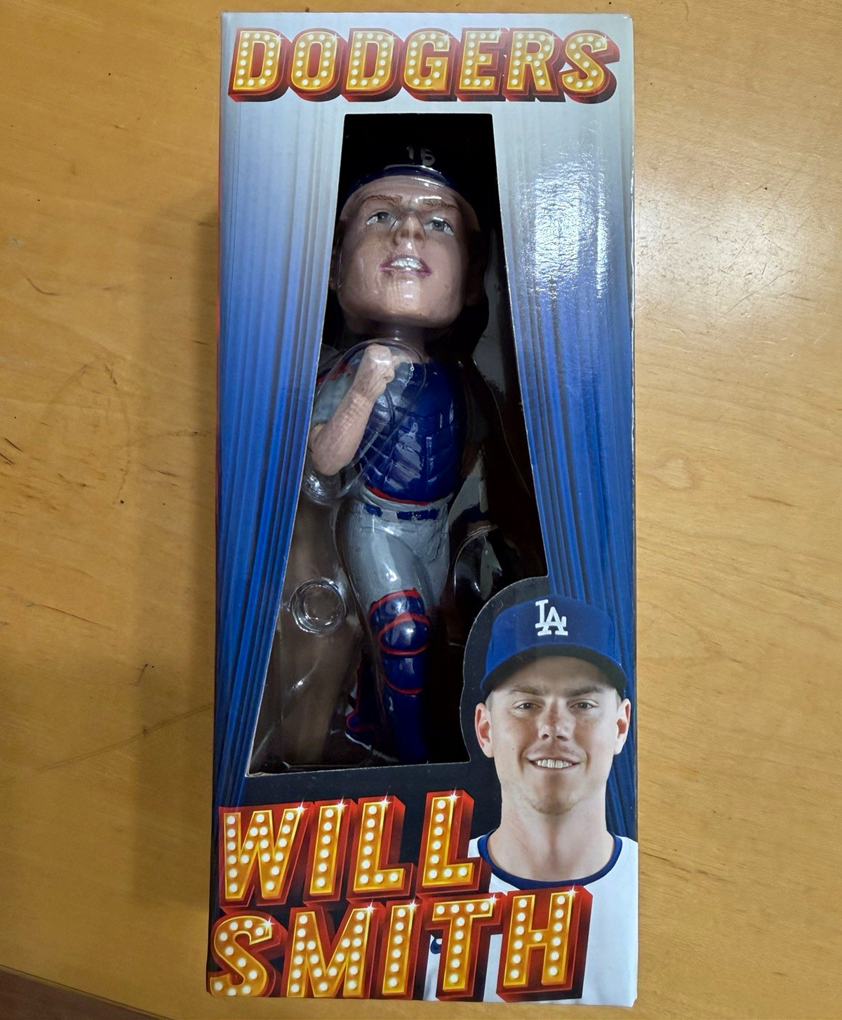 Spectrum Will Smith Los Angeles Dodgers Bobblehead 2024 World Champions Spectrum Will Smith Los Angeles Dodgers Bobblehead 2024 World Champions