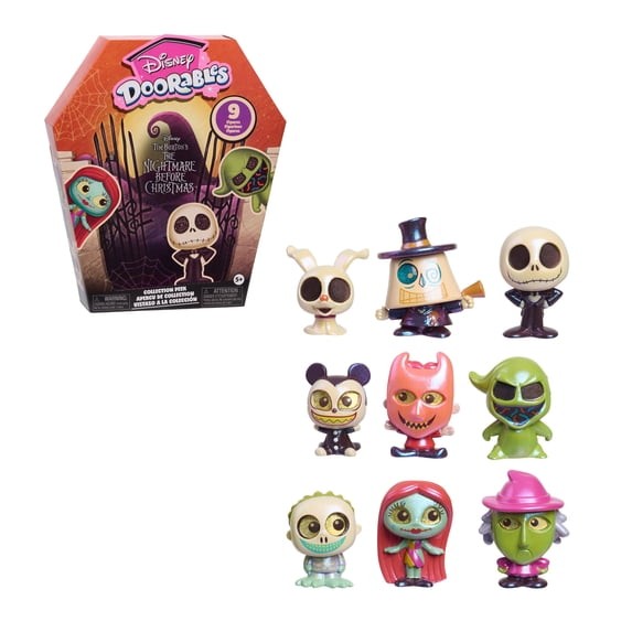 Disney Doorables Nightmare Before Christmas 9 Figure Collector Set Freeships