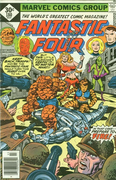 Fantastic Four (Vol. 1) #180A VG; Marvel | low grade - Jack Kirby Whitman Editio