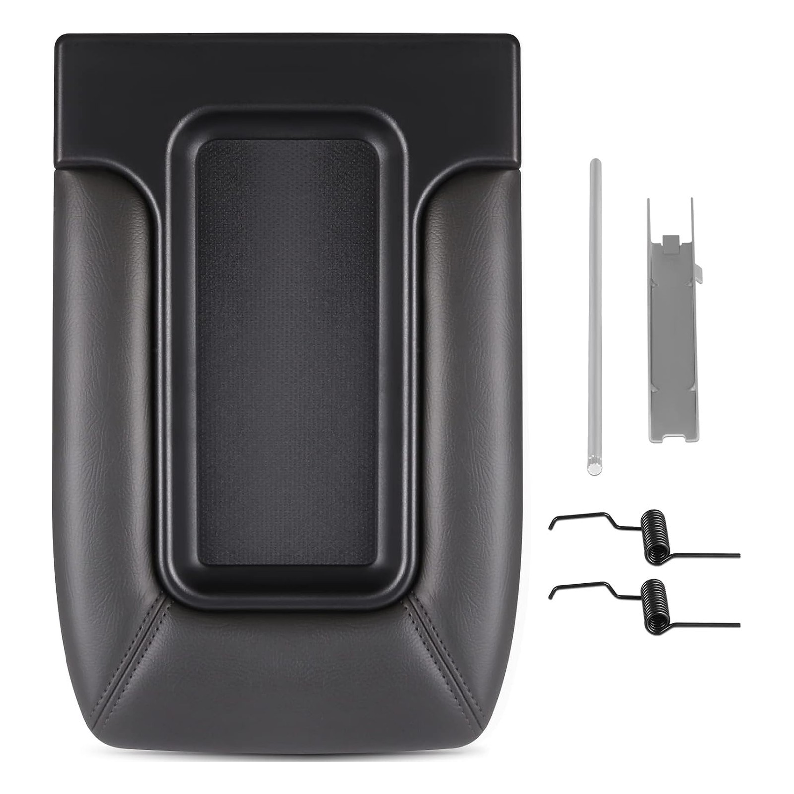 SCITOO Center Console Lid fit for 1999-2007 For Chevy Silverado Dark Grey
