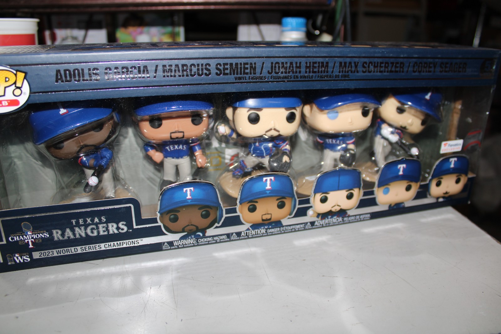 Texas Rangers Funko MLB 2023 World Series Champions Fanatics EXCLUSIVE Texas Rangers Funko MLB 2023 World Series Champions Fanatics EXCLUSIVE