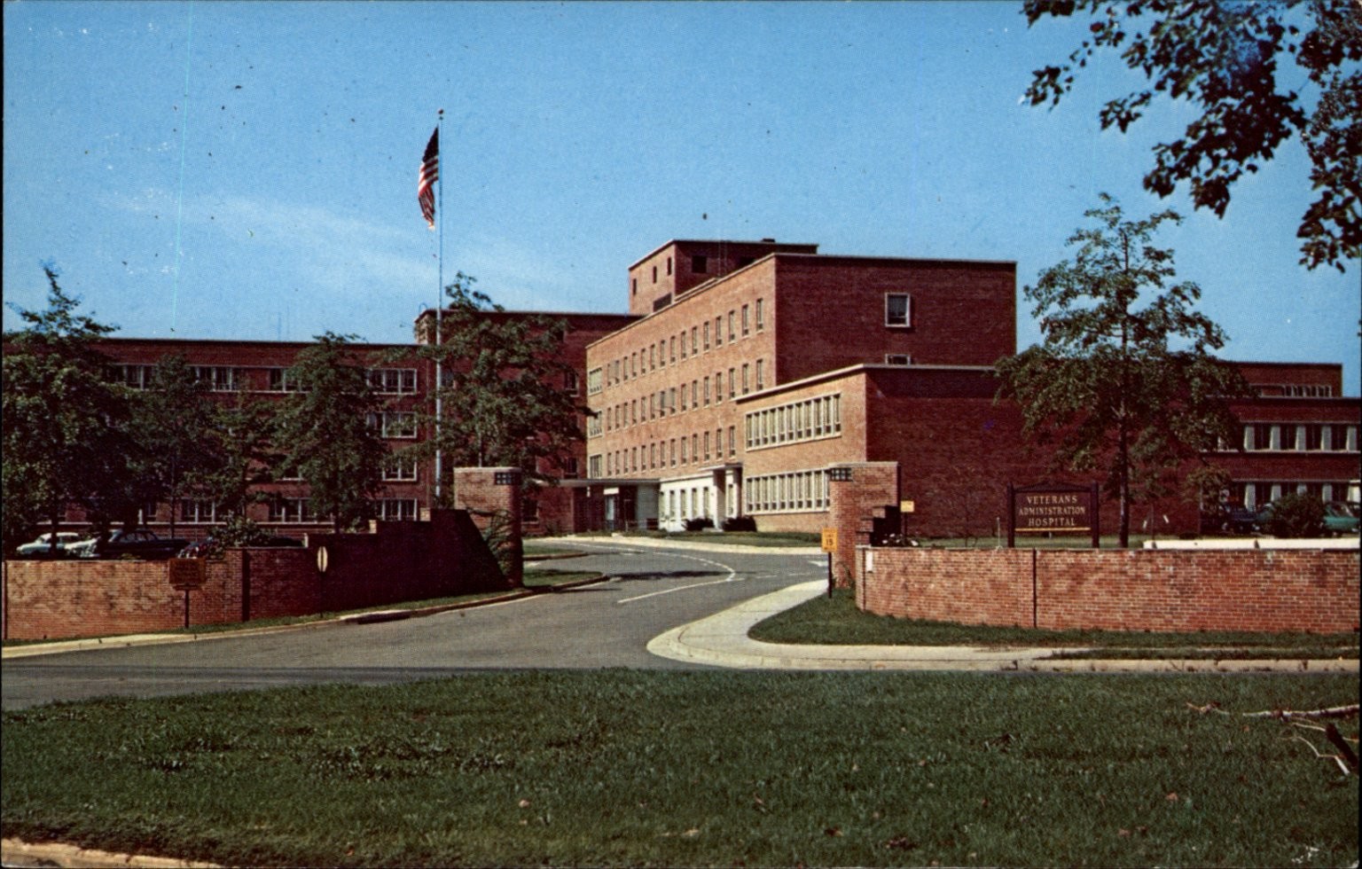 Veterans Administration Hospital Loch Raven Blvd Baltimore MD postcard x641