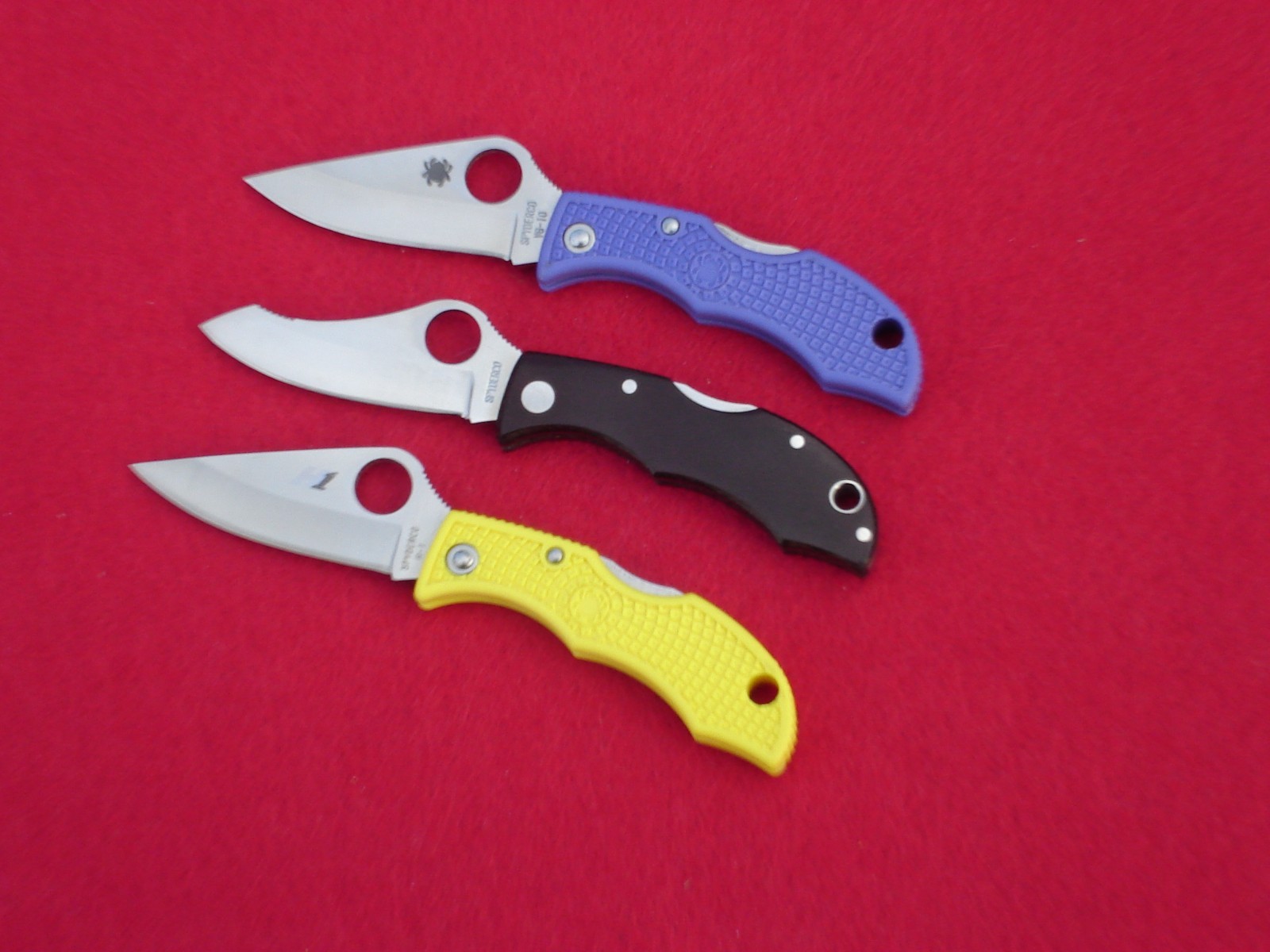 Spyderco Ladybug and Jester Pocket Knives