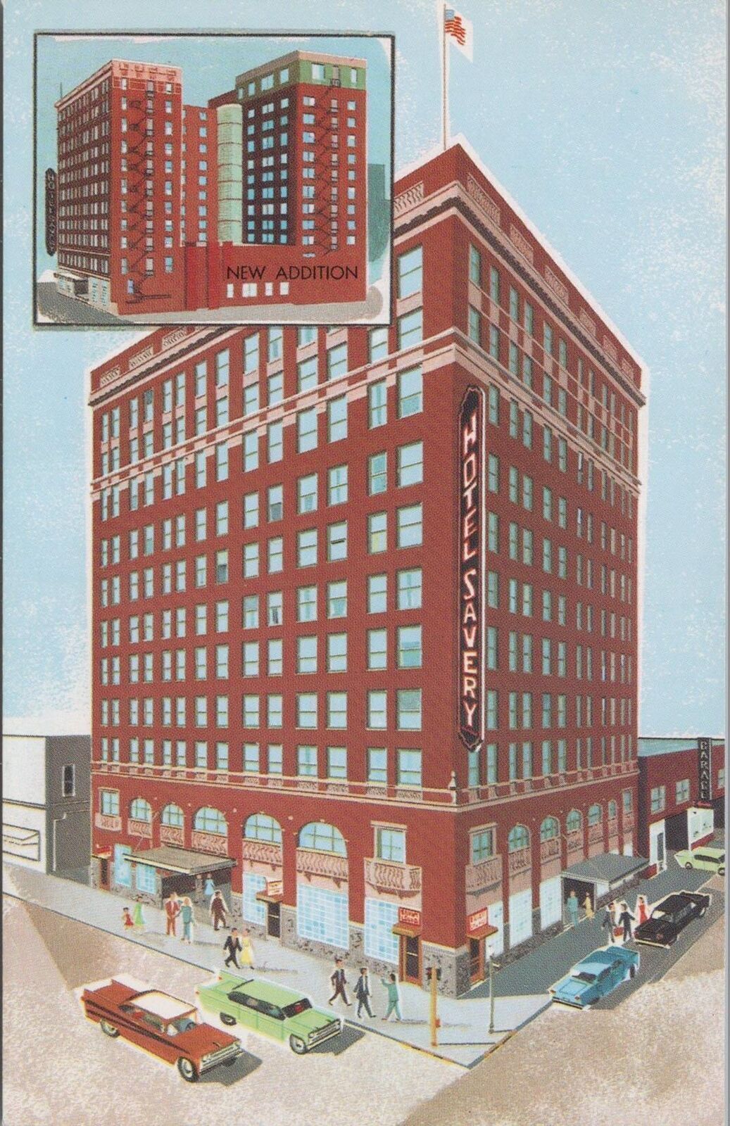 Postcard The Savery Des Moines Iowa IA Postcard The Savery Des Moines Iowa IA