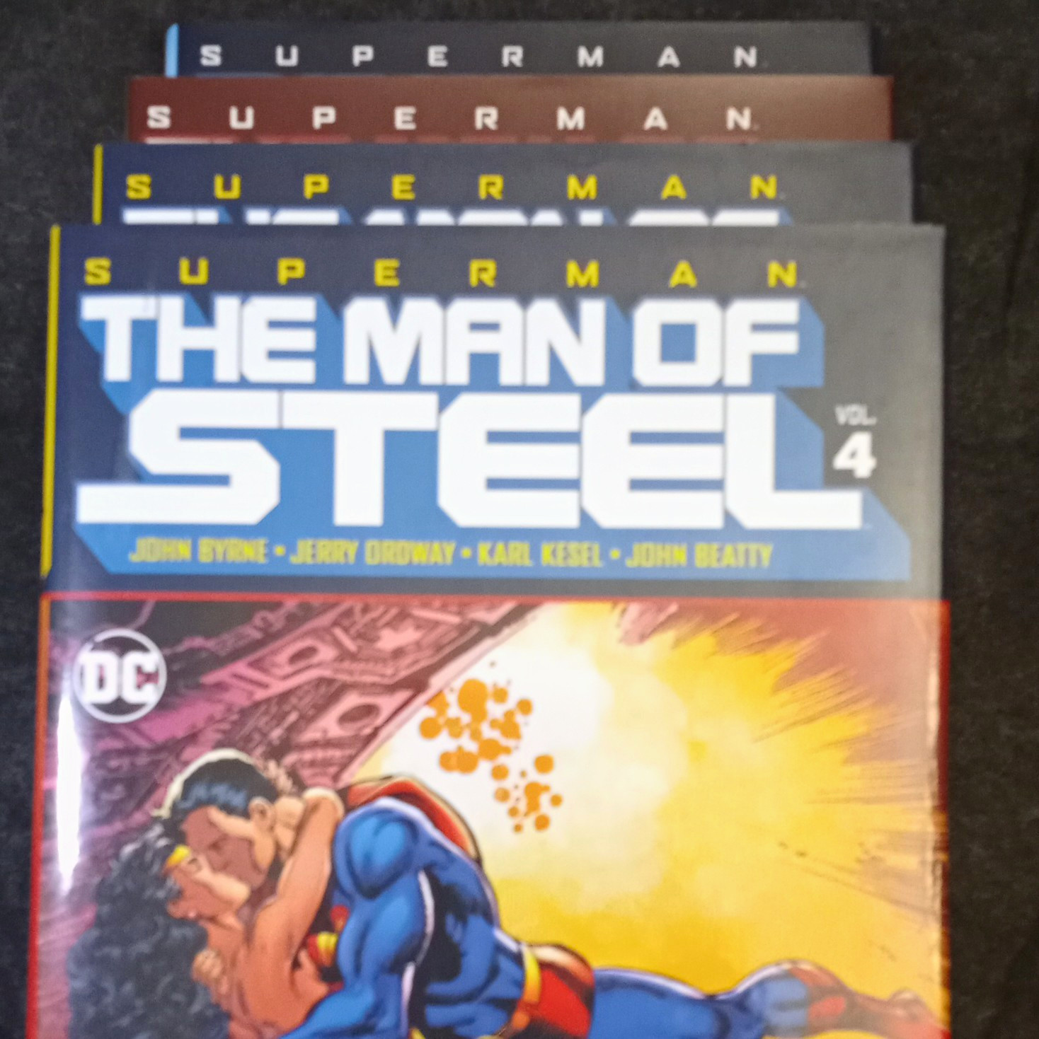 Superman: The Man of Steel HC Set Vol. 1-4 by John Byrne, DC Comics