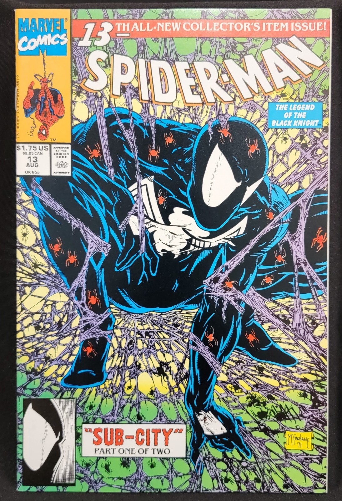 Spider-Man (1990) #13 Todd McFarlane Cover Story & Art VF/ NM