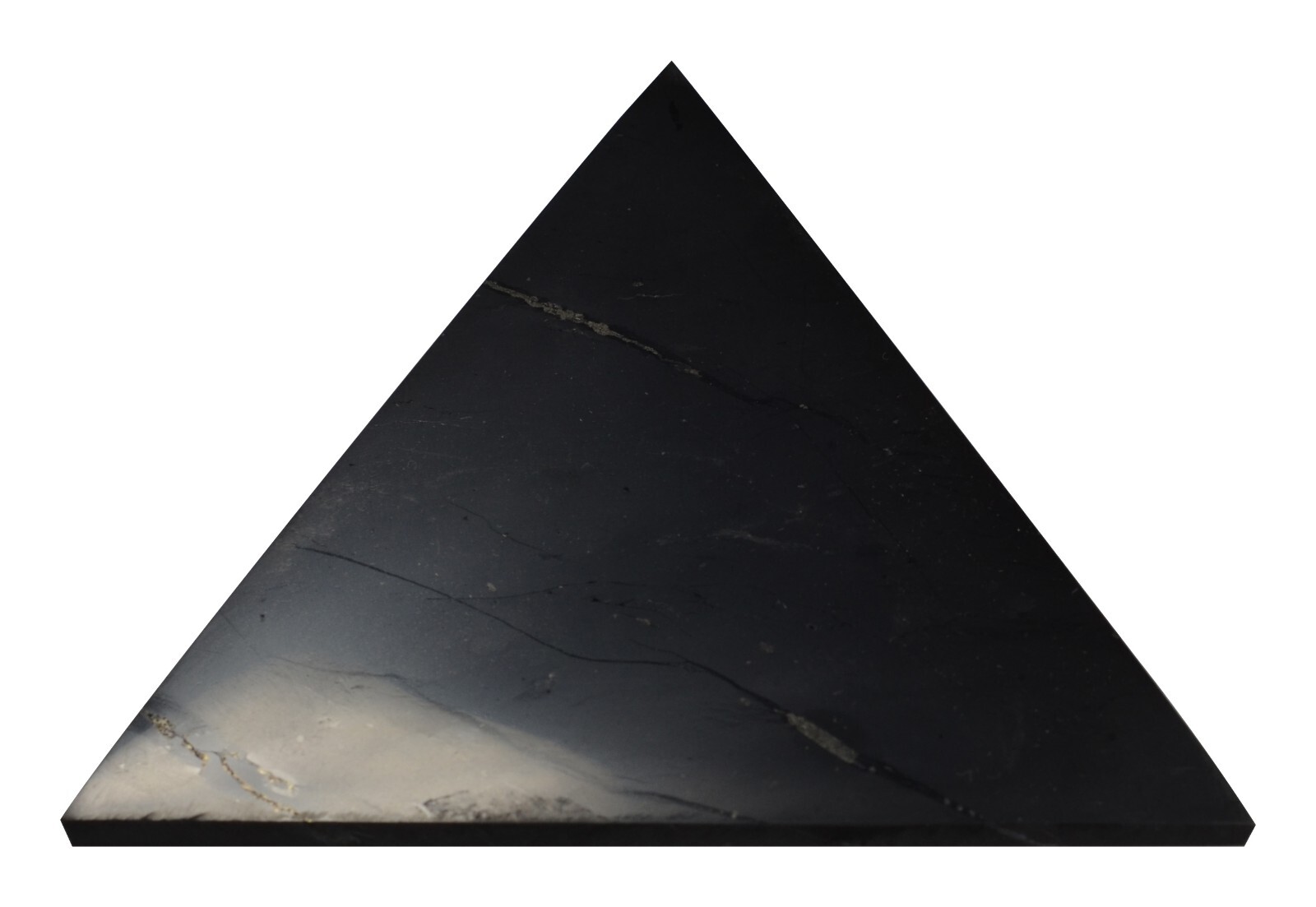 Shungite World Shungite Pyramid - 100 mm / 3.93\ Shungite World Shungite Pyramid - 100 mm / 3.93\