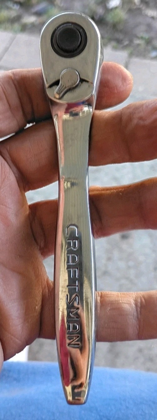 Rare Vintage USA Craftsman Polished Thin Profile 1/4\