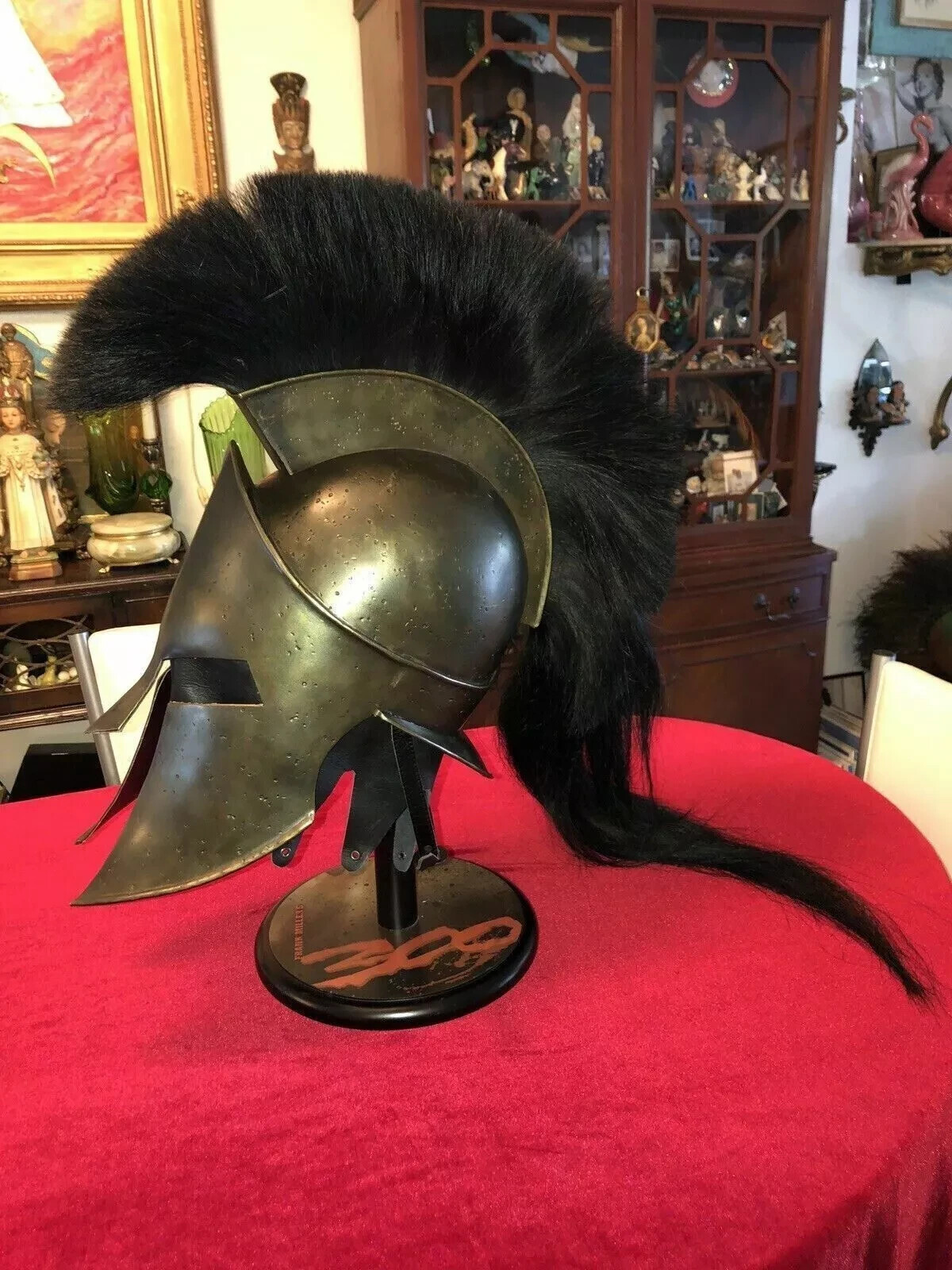 Authentic Movie Frank Miller “300” King Leonidas Spartan Helmets Ancient replica