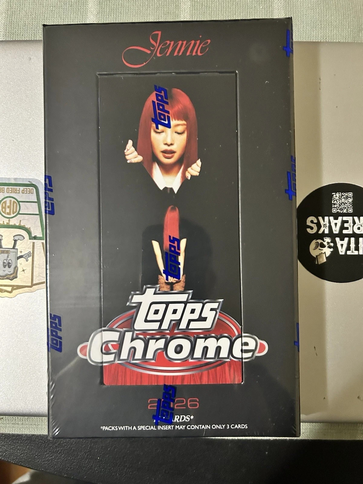 2026 Topps Chrome Jennie Sealed Hobby Box 10 Cards JENNIE FAST SHIPPING USA