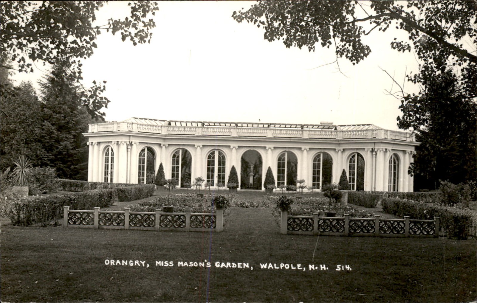 Walpole NH Orangry c1900s-20s Real Photo Vintage Postcard bhn