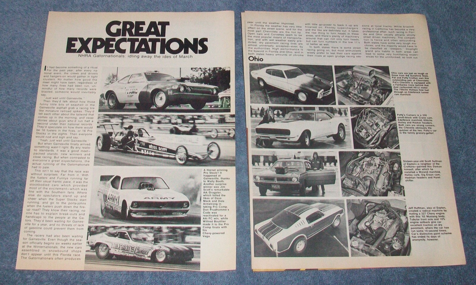 1974 NHRA Gainsville Gatornationals Vintage Drag Race Highlights Article 