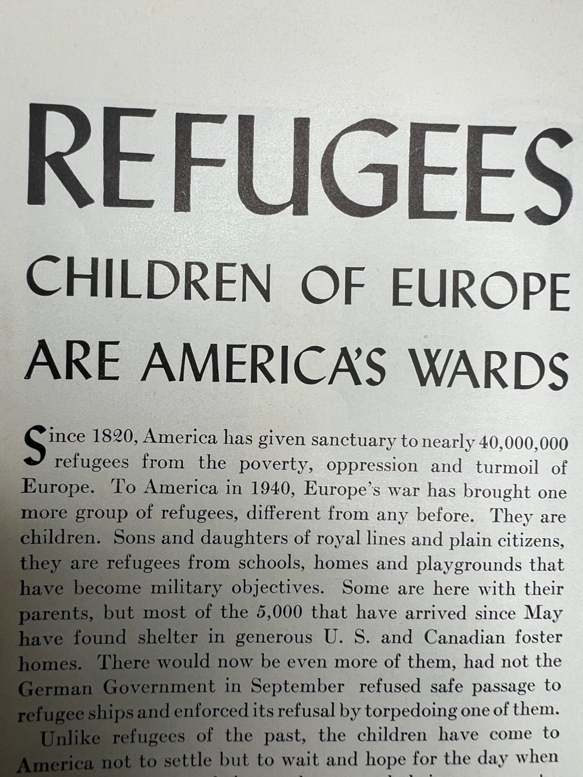 Preparing for the inevitable:  WWII Life magazine articles 1940-1941