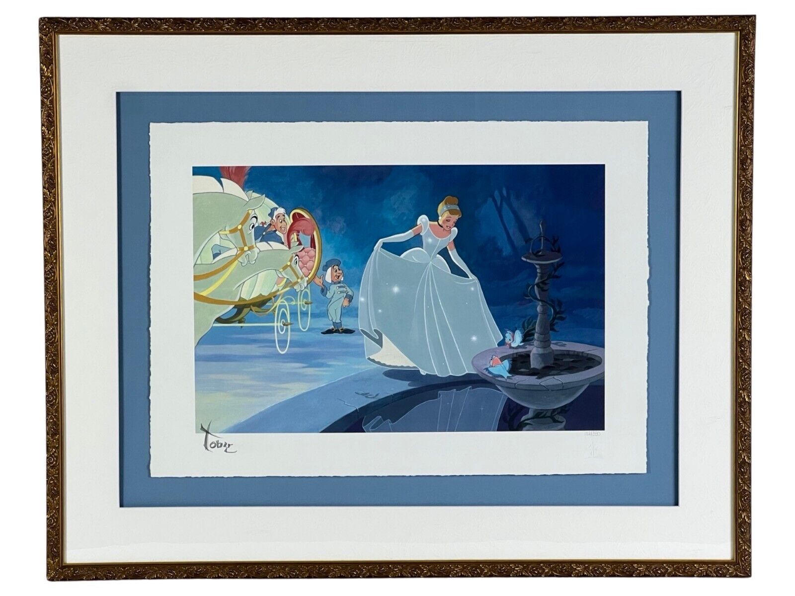 Walt Disney's Cinderella Limited Edition Giclee Art Signed by Toby Bluth