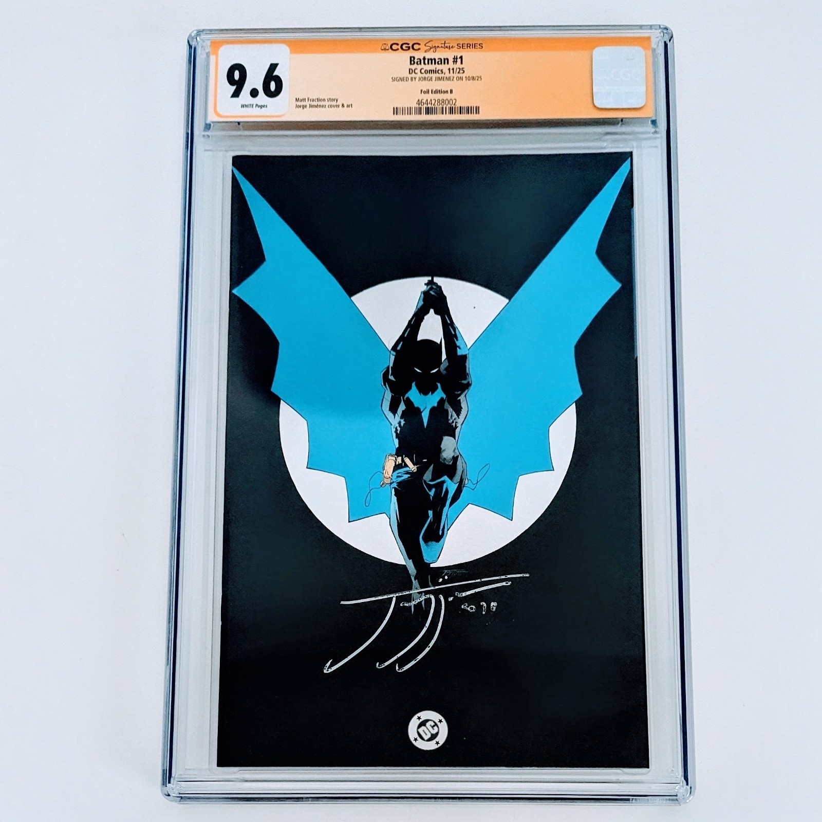 Batman #1 CGC SS 9.6 Signed By Jorge Jiménez