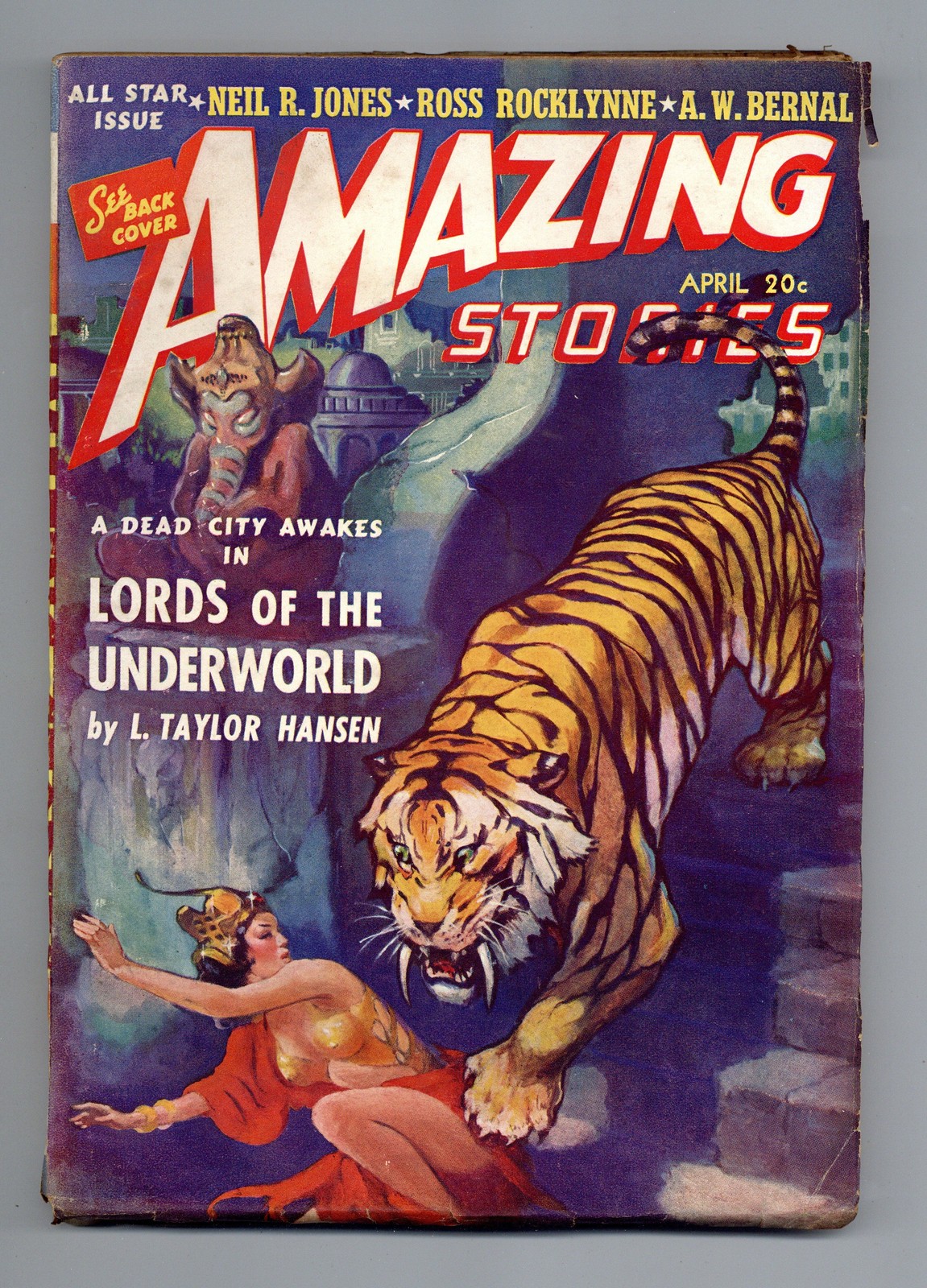 Amazing Stories Pulp Vol. 15 #4 FN+ 6.5 1941