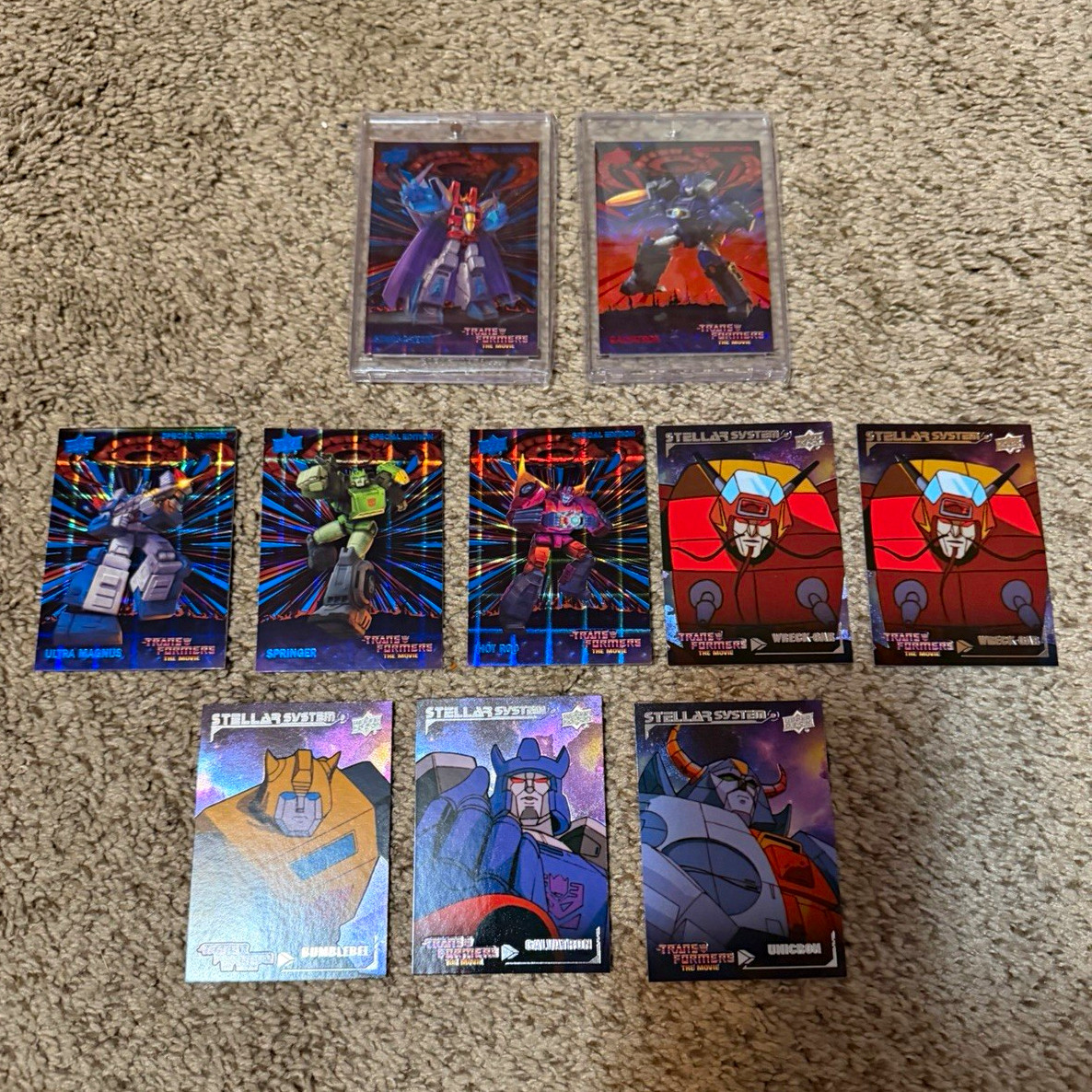 Upper Deck Transformers: The Movie 40th Anniversary  Lot Galvatron RED FOIL