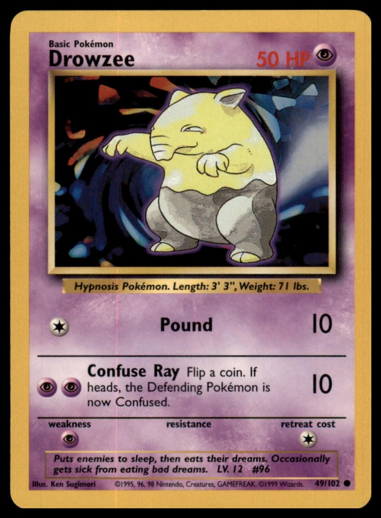 Base Set #049/102 Drowzee