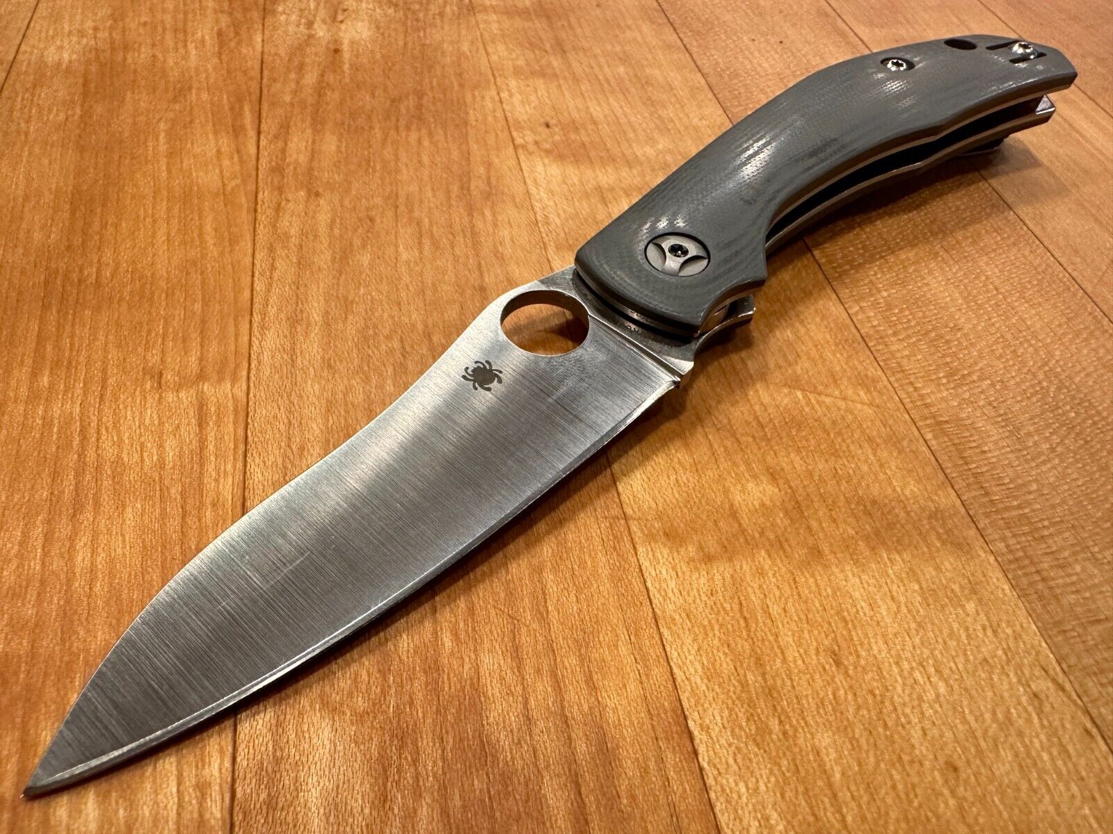 Spyderco Kapara CPM- 20CV Steel Gray G10 Knife C241GPGY DLT Exclusive
