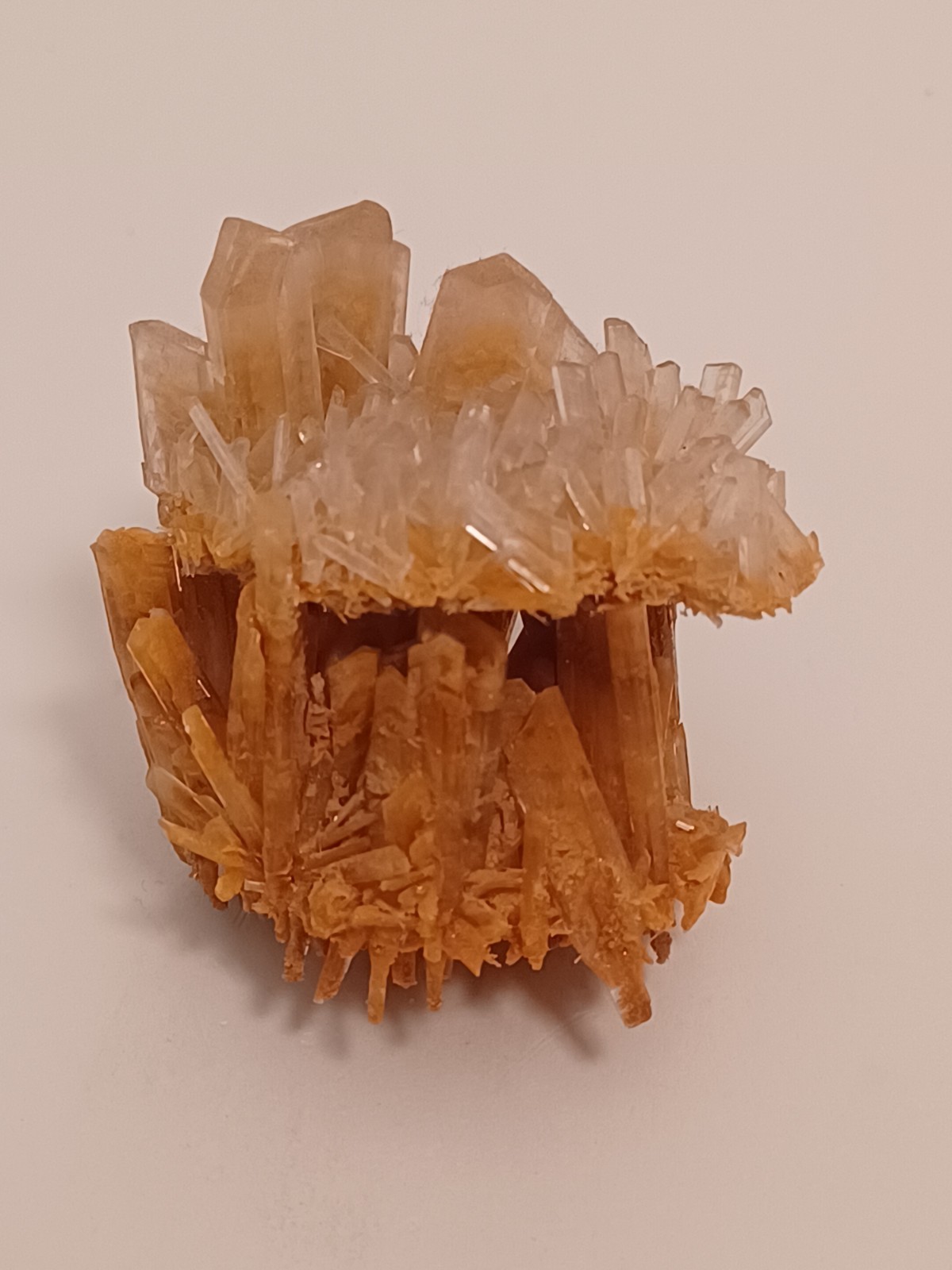 (3) Orange GYPSUM SELENITE Crystal Clusters (3) Orange GYPSUM SELENITE Crystal Clusters