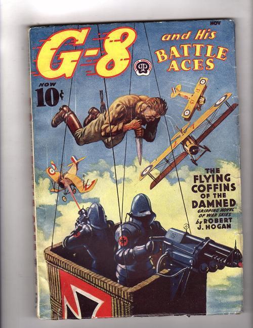 G-8 Battle Aces Nov 1938 "The Flying Coffins of the Damned