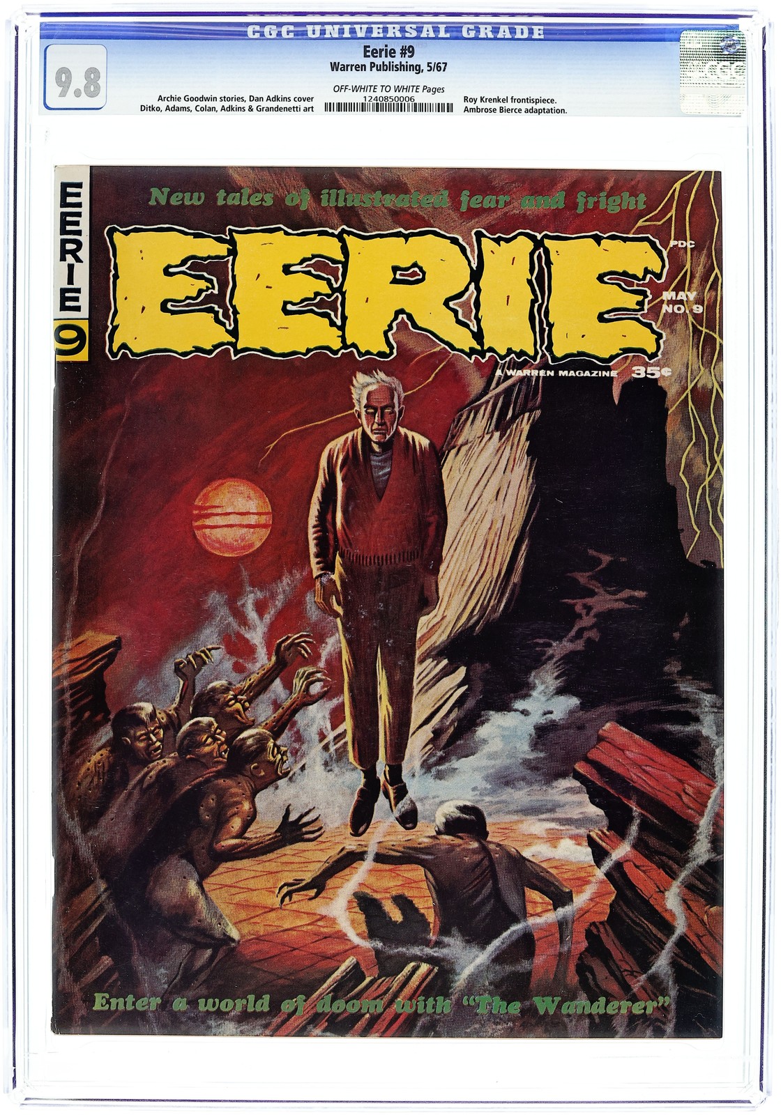 Eerie #9 CGC 9.8 1967 1240850006