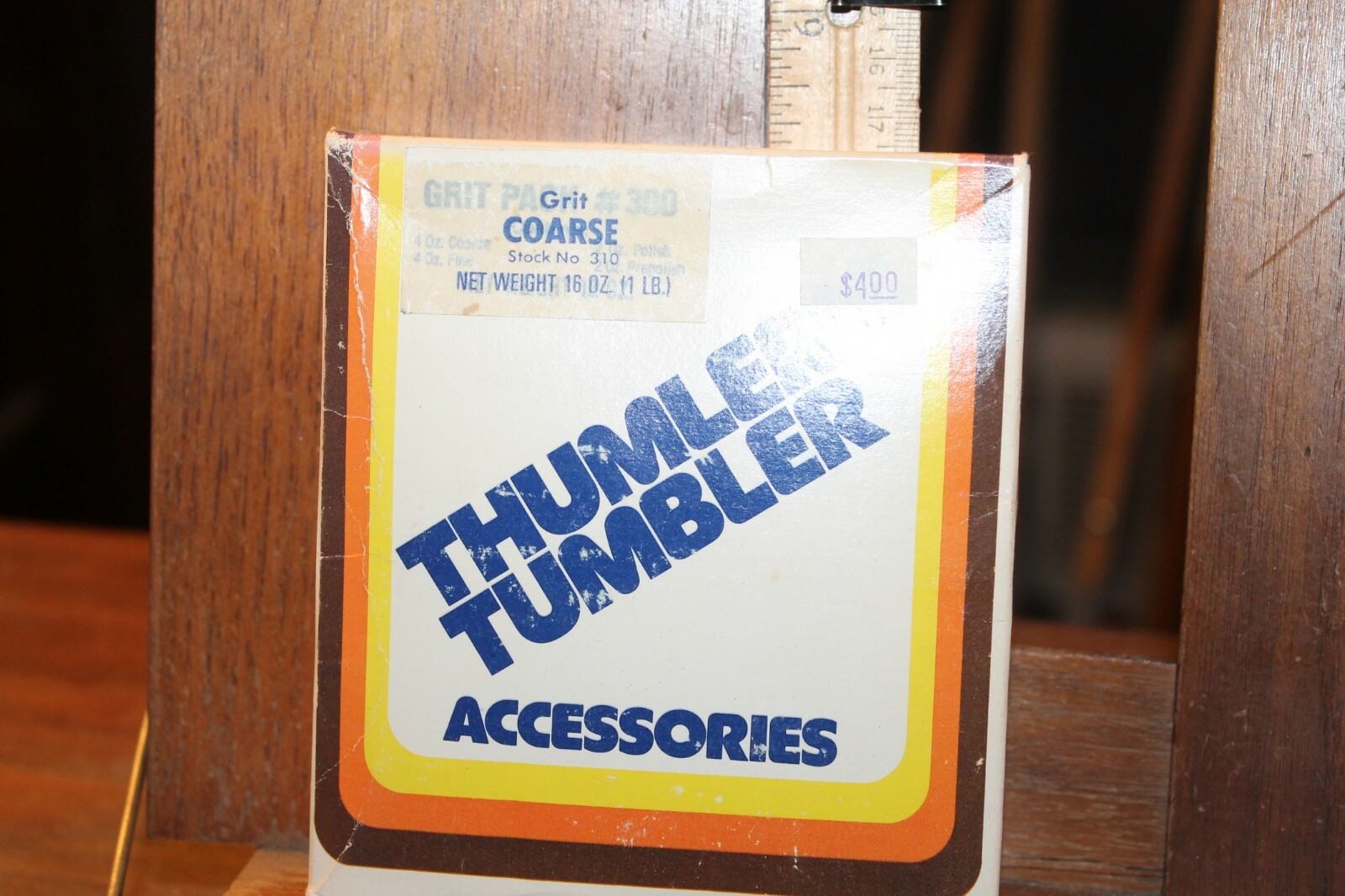 Vintage Package Thumler\'s Tumblers 16 Oz Coarse Grit