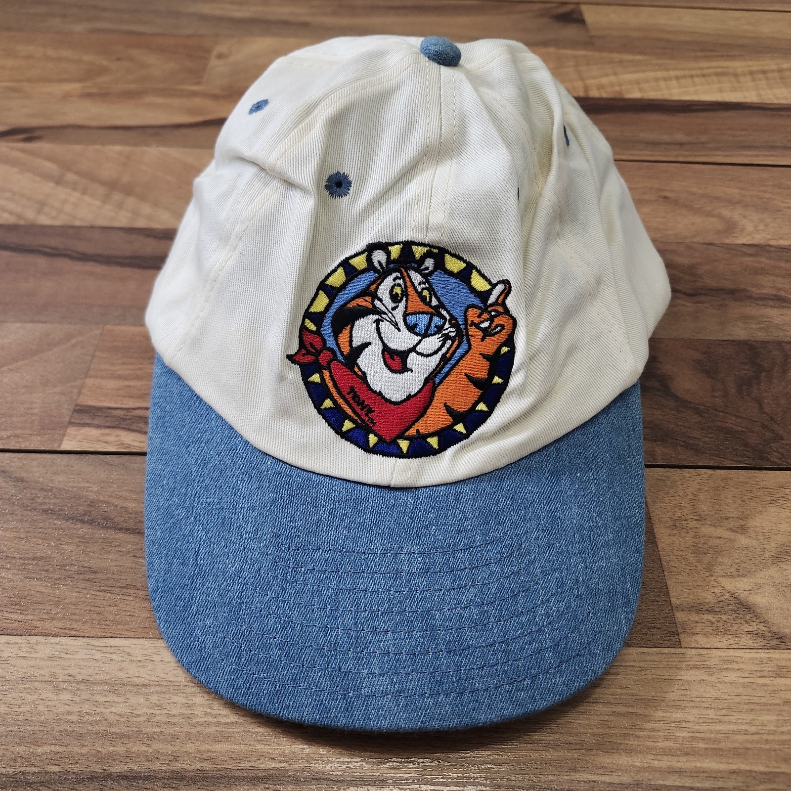 Vintage 1990s Kellogg\'s Tony The Tiger Baseball Cap One Size Fits All