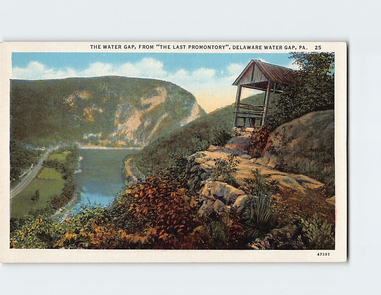 Postcard Water Gap from \