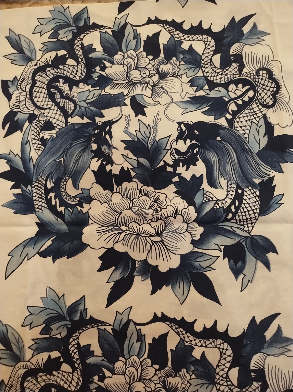Vtg Pr Ralph Lauren King Pillowcases Nanking Dragon Peony Blue Chinoiserie READ* Vtg Pr Ralph Lauren King Pillowcases Nanking Dragon Peony Blue Chinoiserie READ*