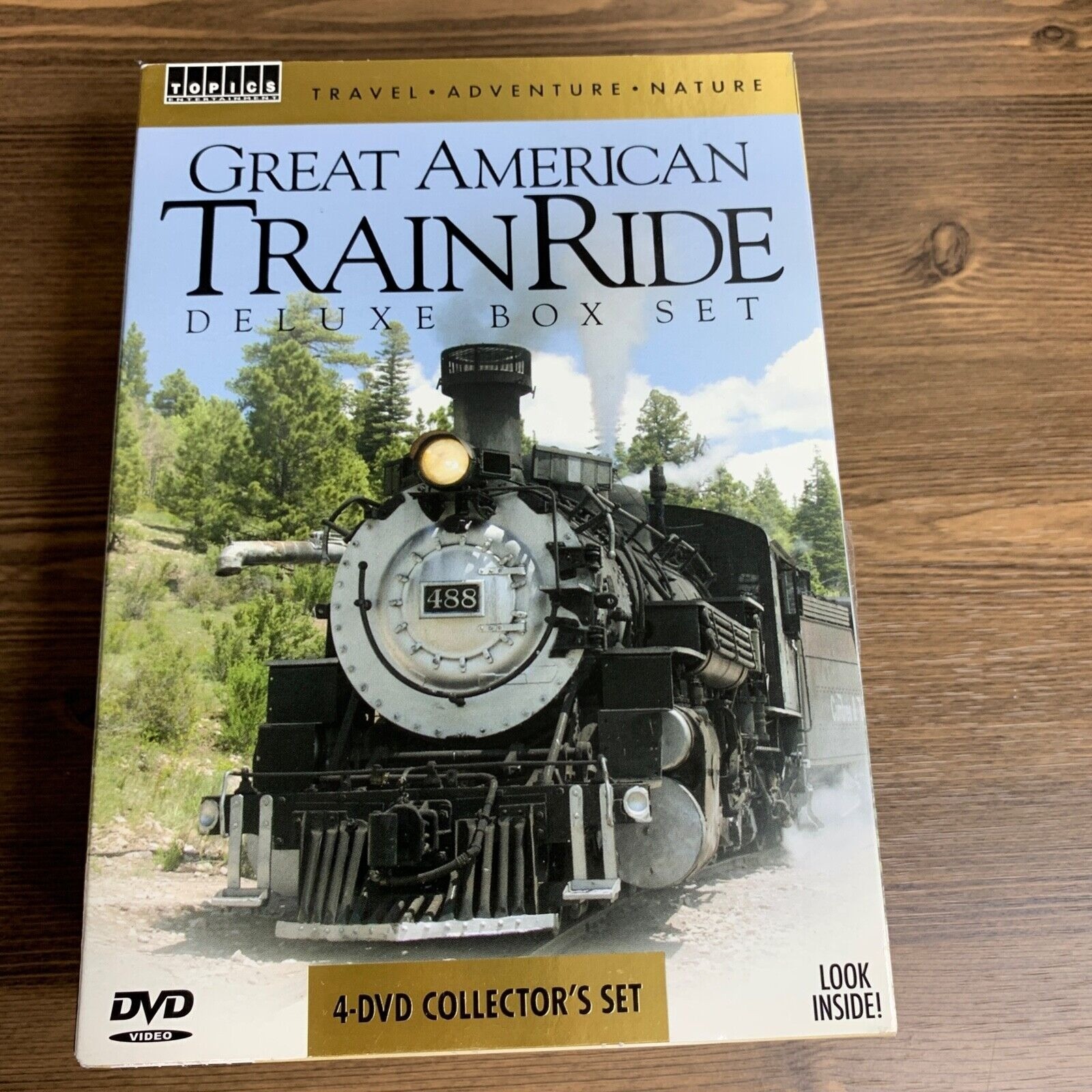 Great American Train Ride Deluxe Box Set 4-DVD Railroad Steam Collectors Edition Great American Train Ride Deluxe Box Set 4-DVD Railroad Steam Collectors Edition
