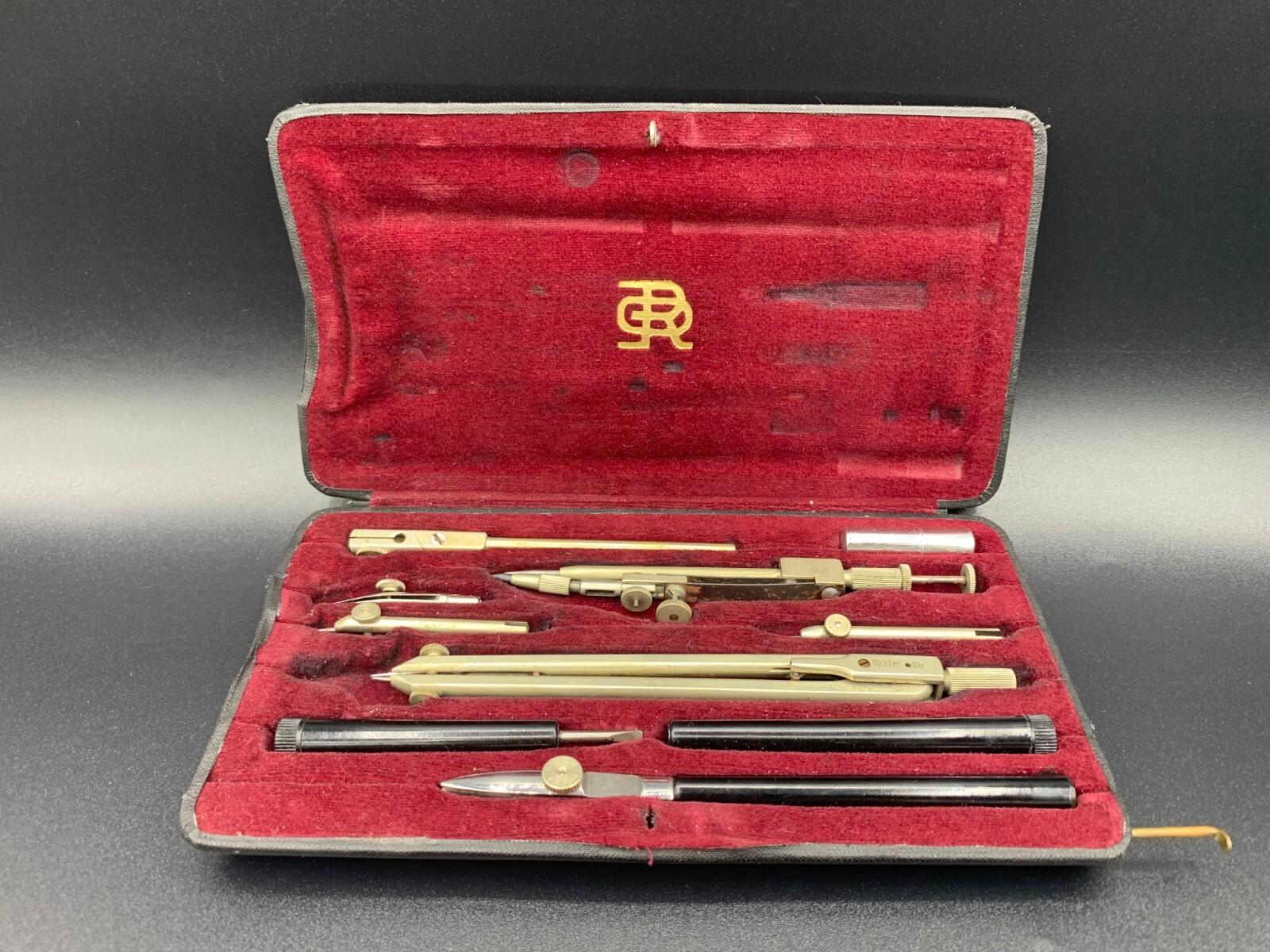 VTG E.O.Richter & Co Pracision VaP Math Drafting Drawing Technical Set Germany