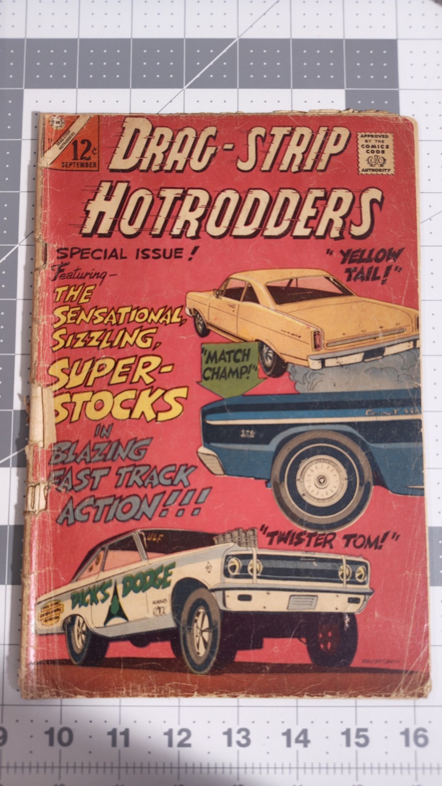 Drag Strip Hotrodders Special Issue ft. SENSATIONAL SIZZLING SUPER-STOCKS