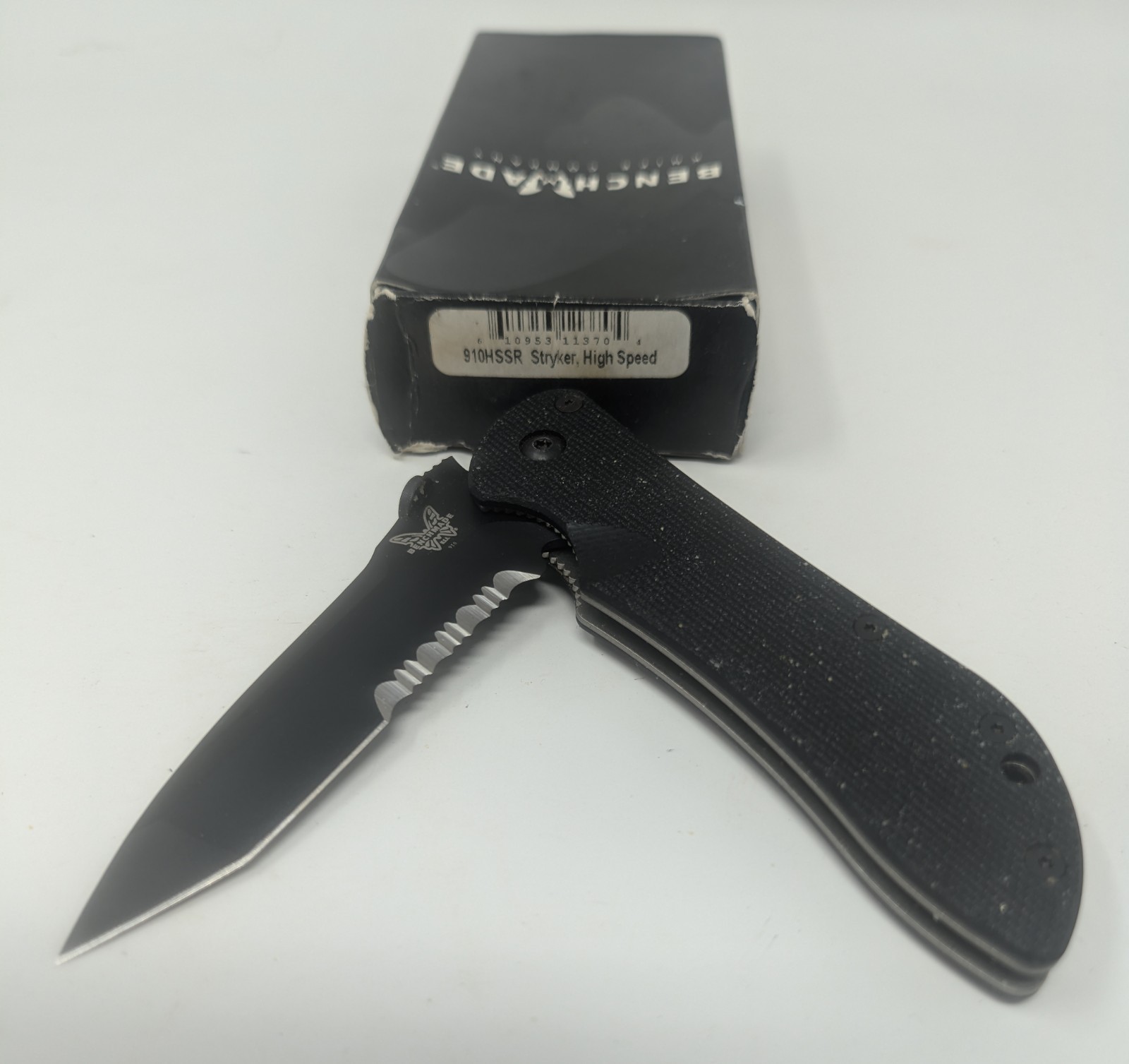 RARE Benchmade 910HSSR STRYKER High Speed M2 Titanium Liners