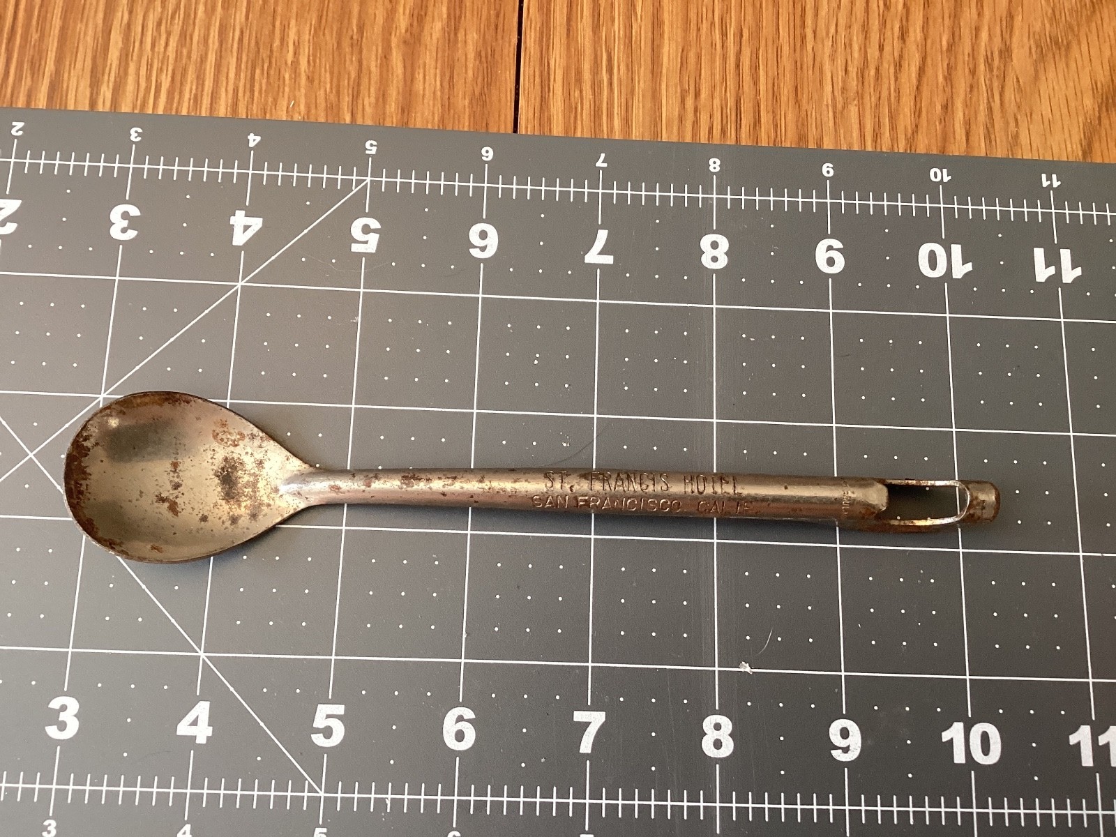 Vintage Sir Francis Drake Hotel San Francisco Bartender Spoon Bottle Opener