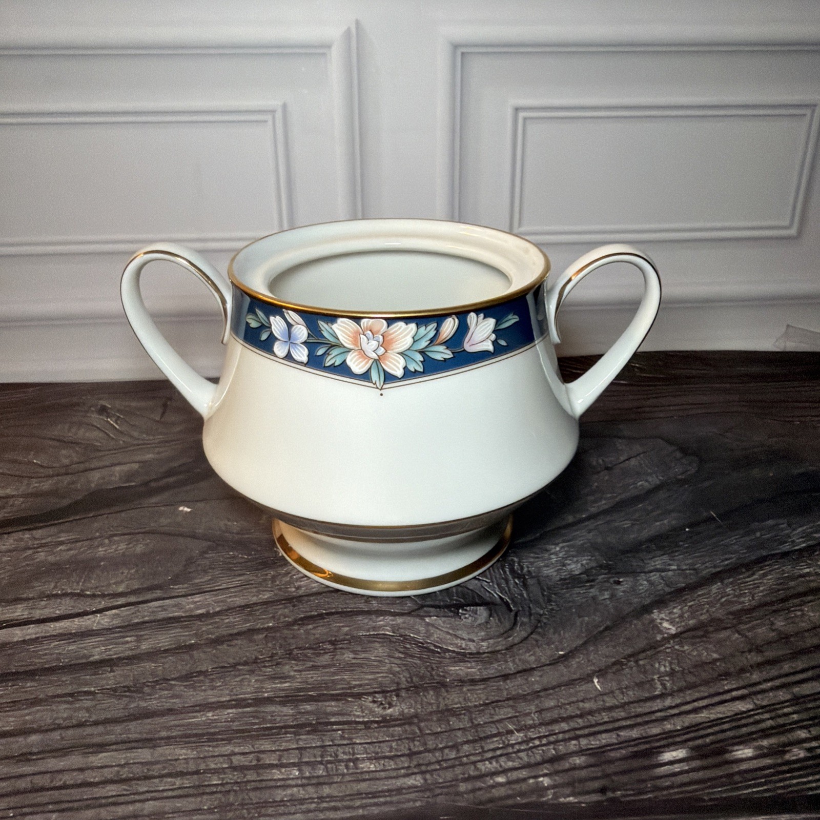 Noritake Legendary Prescott Sugar Bowl NO LID Open Base Vintage Fine China 3880