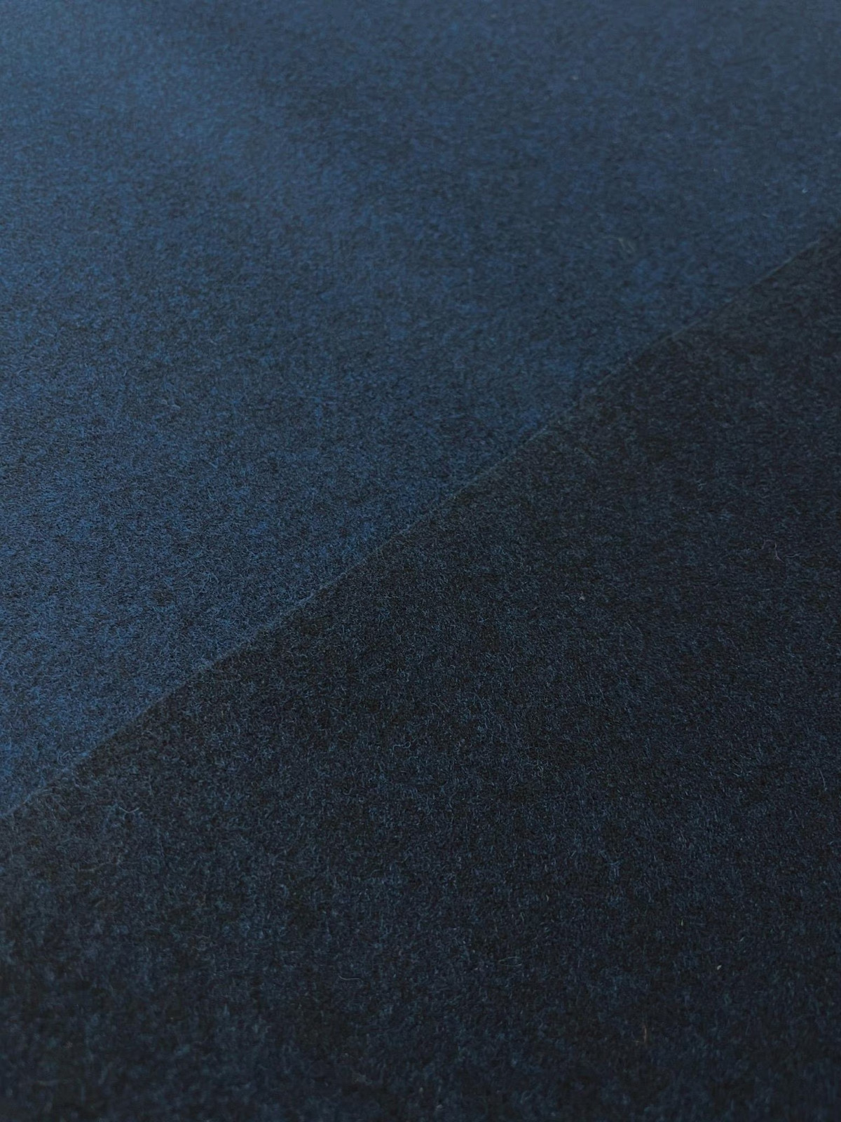 8.5 yd Maharam Gemma Multi Tanzanite Dark Blue Reversible Wool Upholstery Fabric
