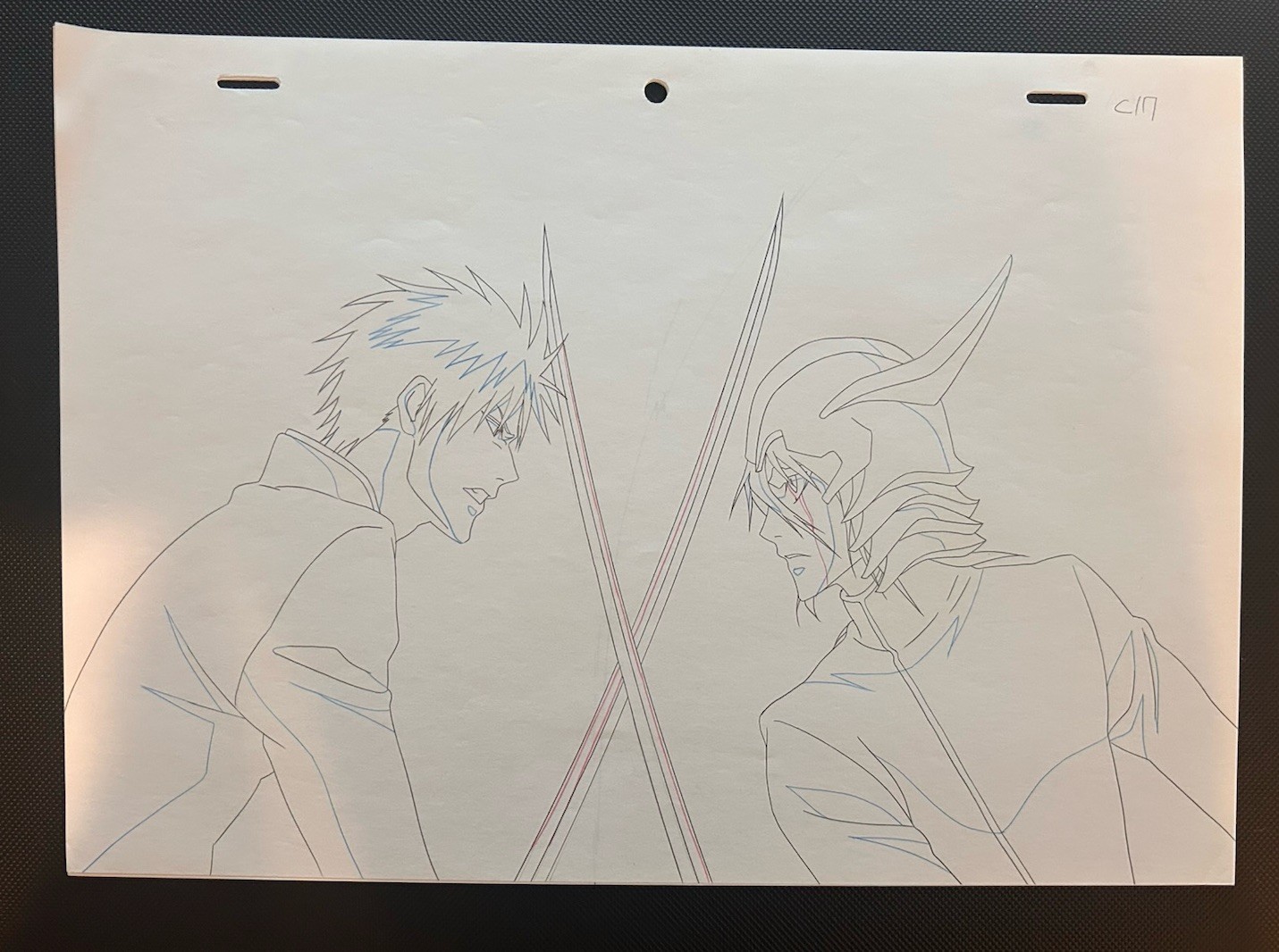 Bleach Ichigo vs Ulquiorra Douga Anime Original Production Art